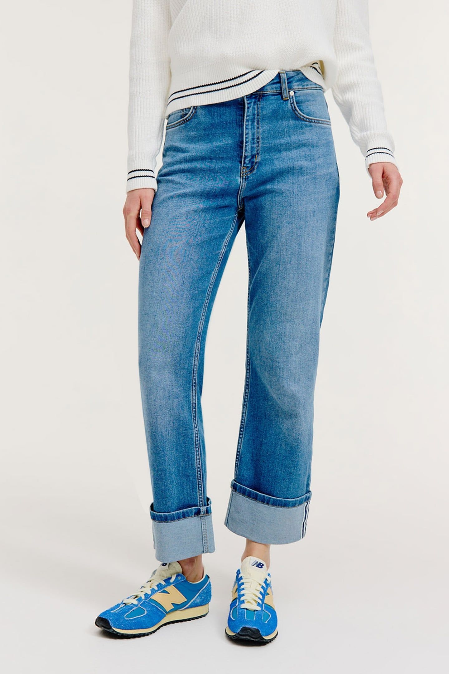 BENTHE PANT MID BLUE JEANS 1