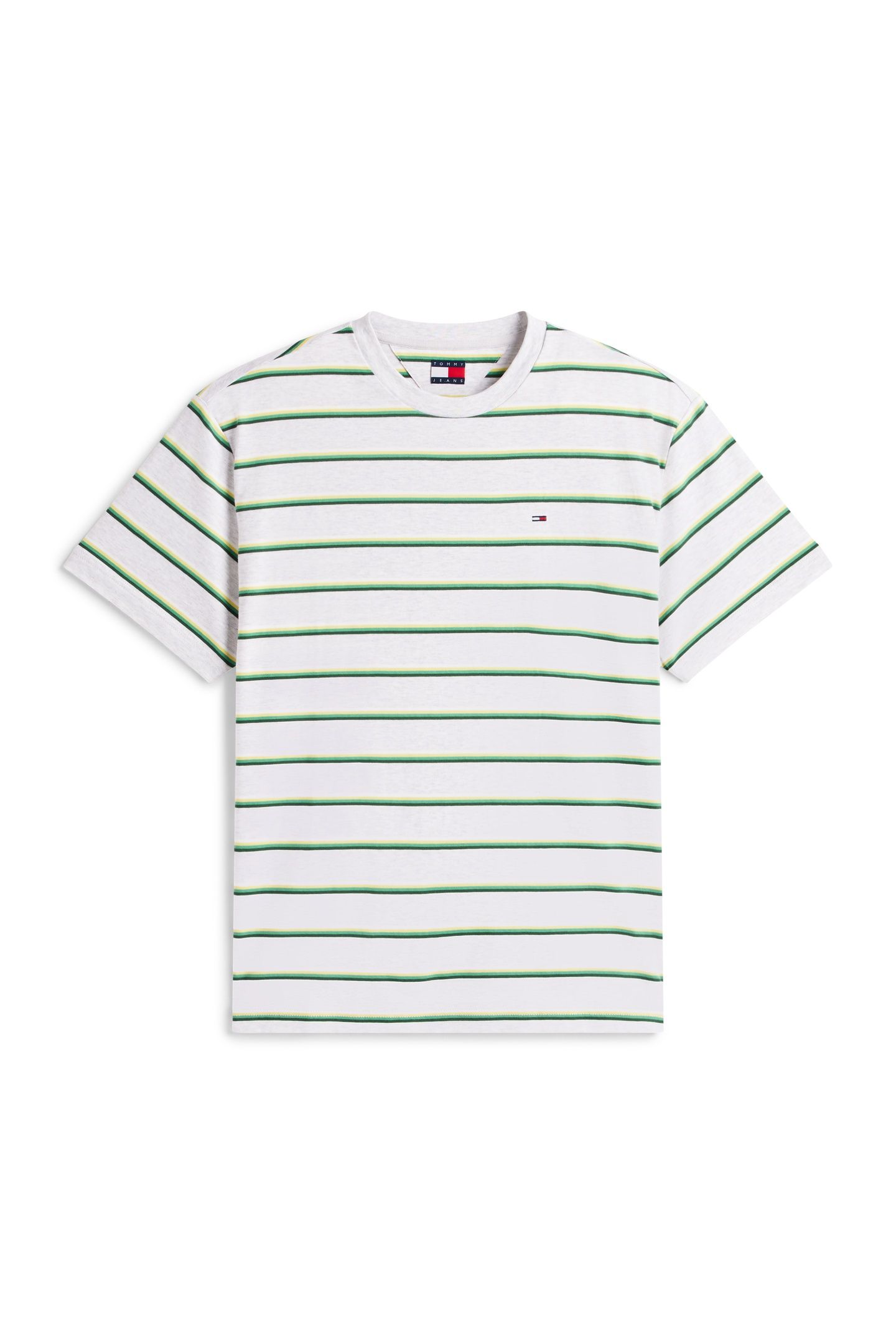 TJM RELAXED STRIPE SS TEE ICE GREY HEATHER STRIPE 4