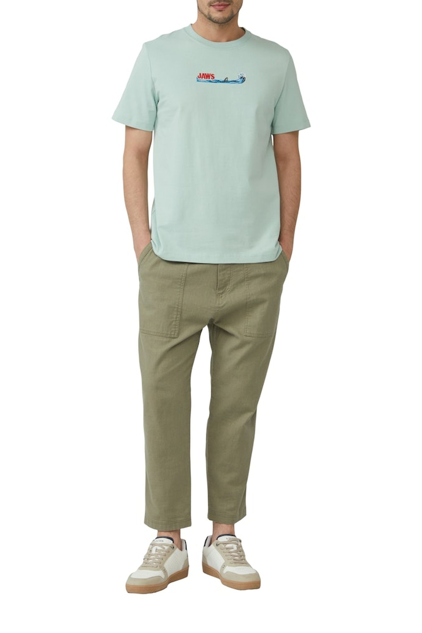 S.OLIVER T-SHIRTS BLUE GREEN 2