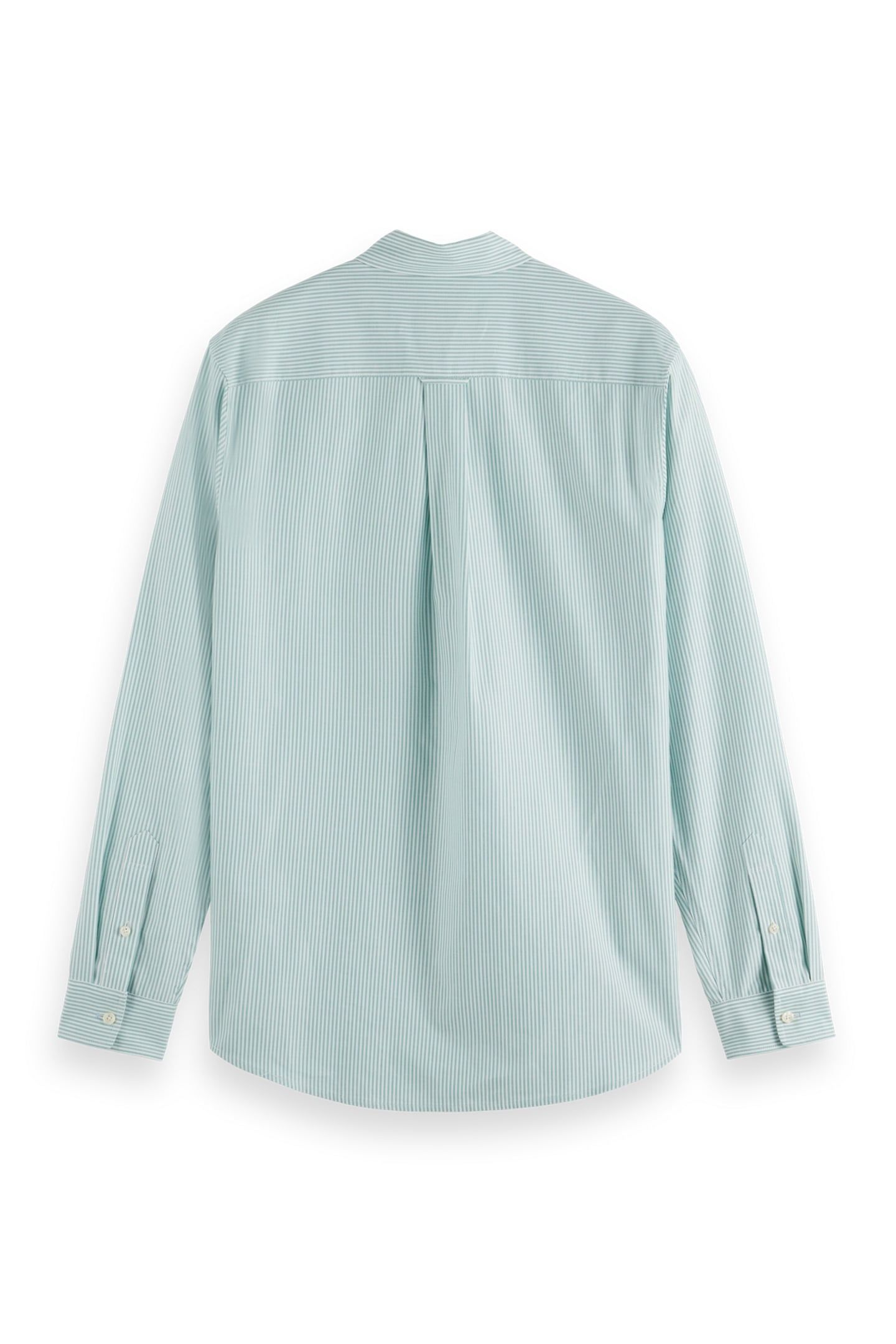 STRIPED REGULAR-FIT OXFORD SHIRT AGATE GREEN STRIPE 2