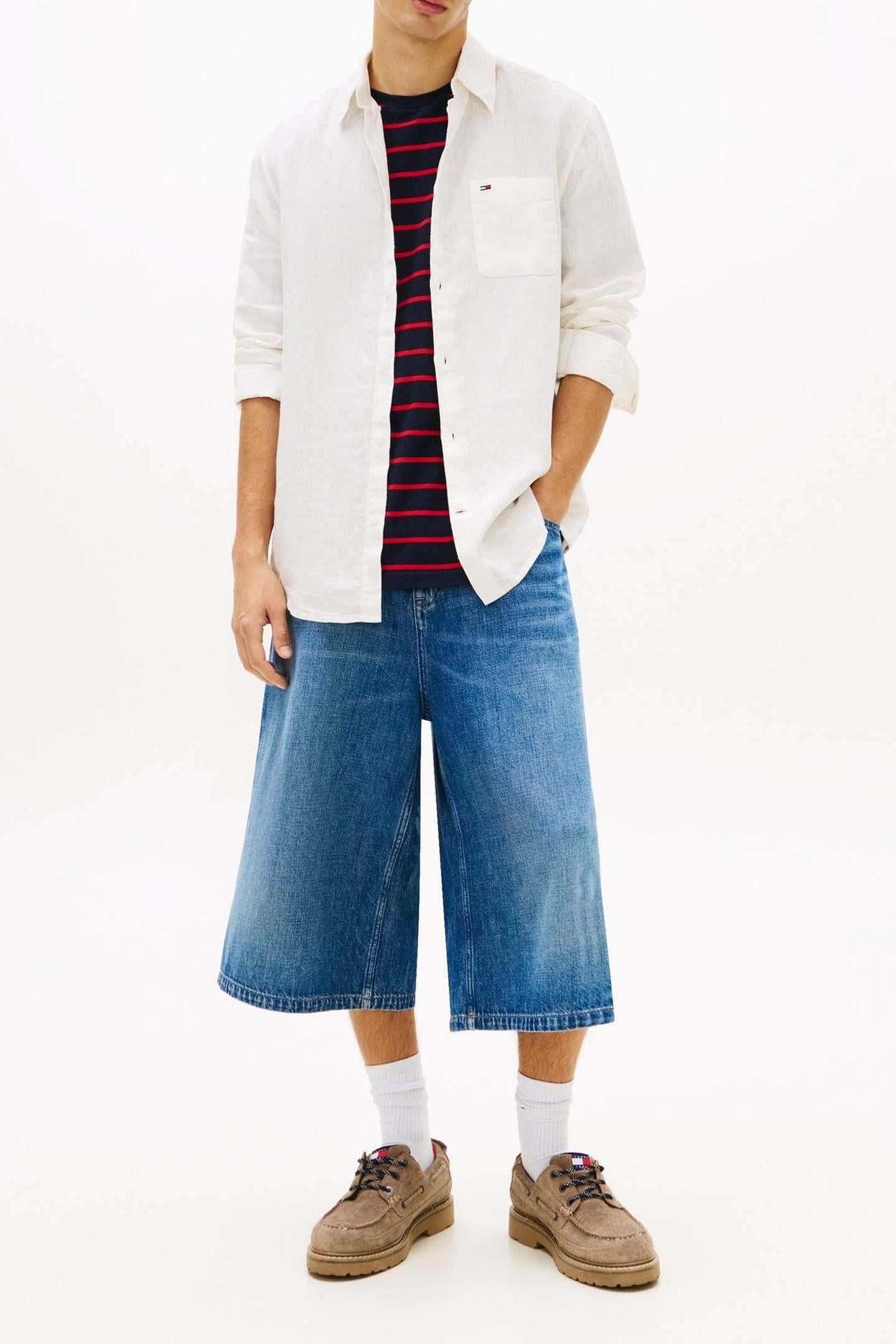 TJM REGULAR LINEN SHIRT ECRU 2
