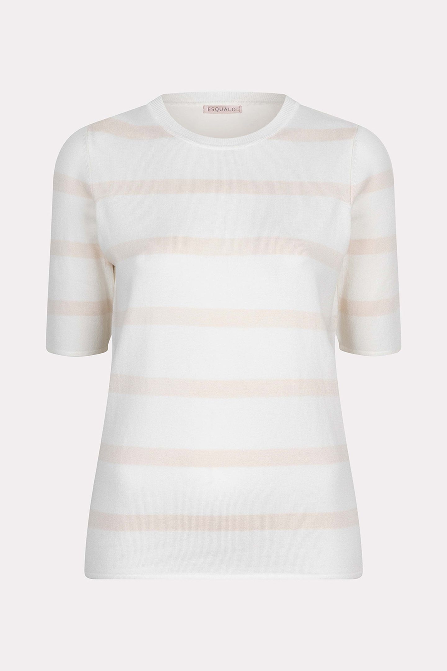 TOP SLV/LSS STRIPES OFF WHITE / SAND 4