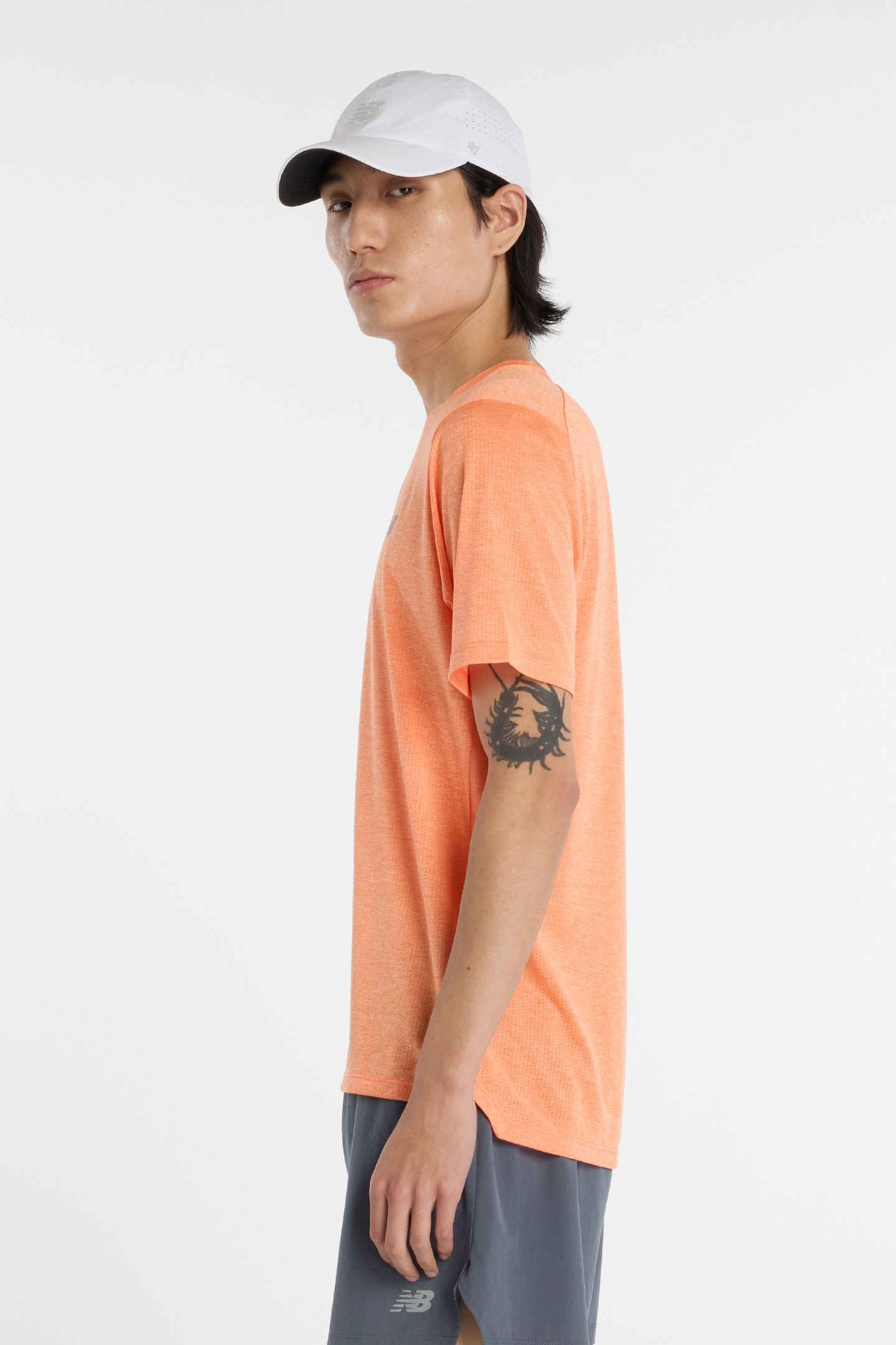 RC ESSENTIAL T-SHIRT TANGERINE HEAT 3