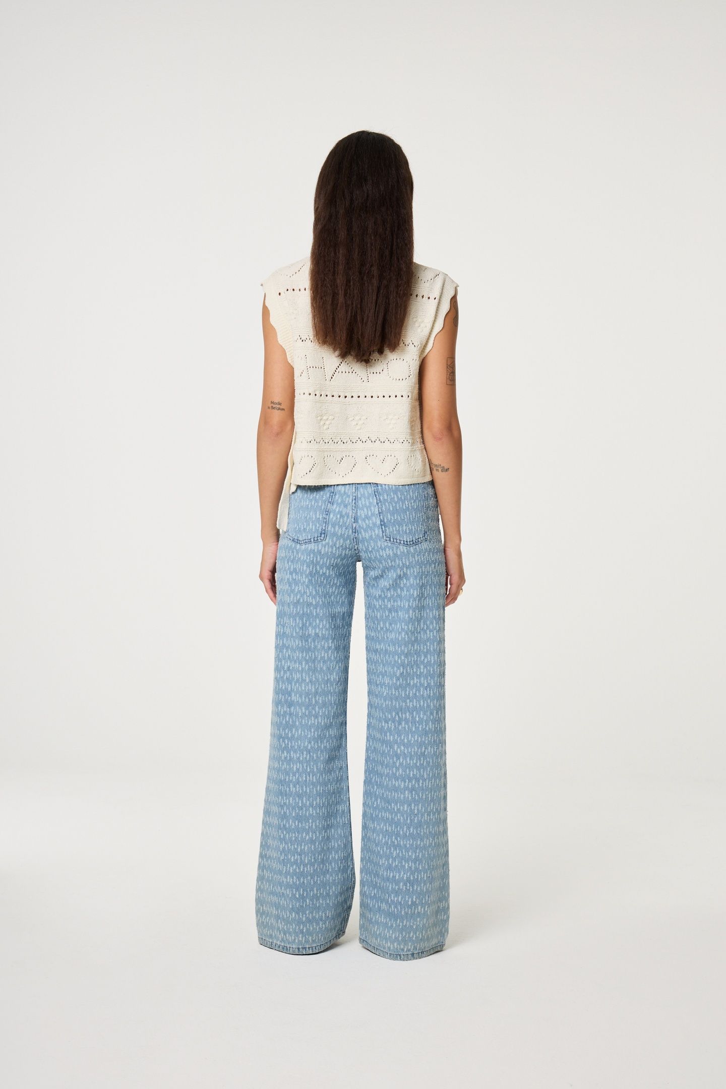 THEA WIDE LEG JEANS LIGHT BLUE 2
