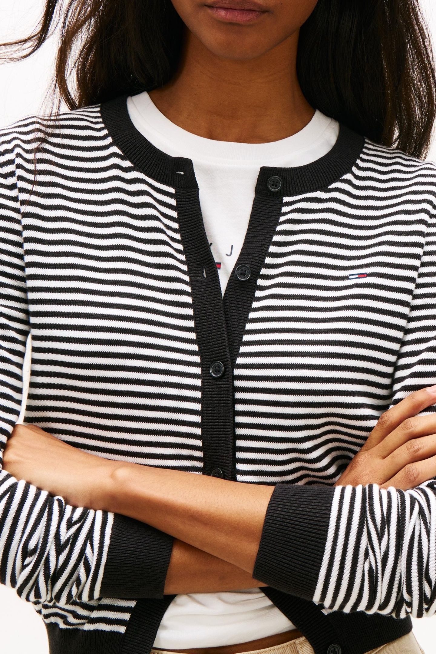 TJW ESSENTIAL CREW NECK SWEATER BLACK STRIPE 02 5