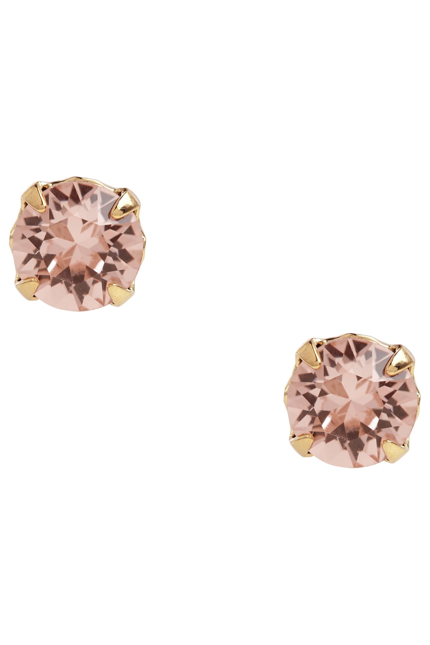 LIGHT PEACH EARPINS 2