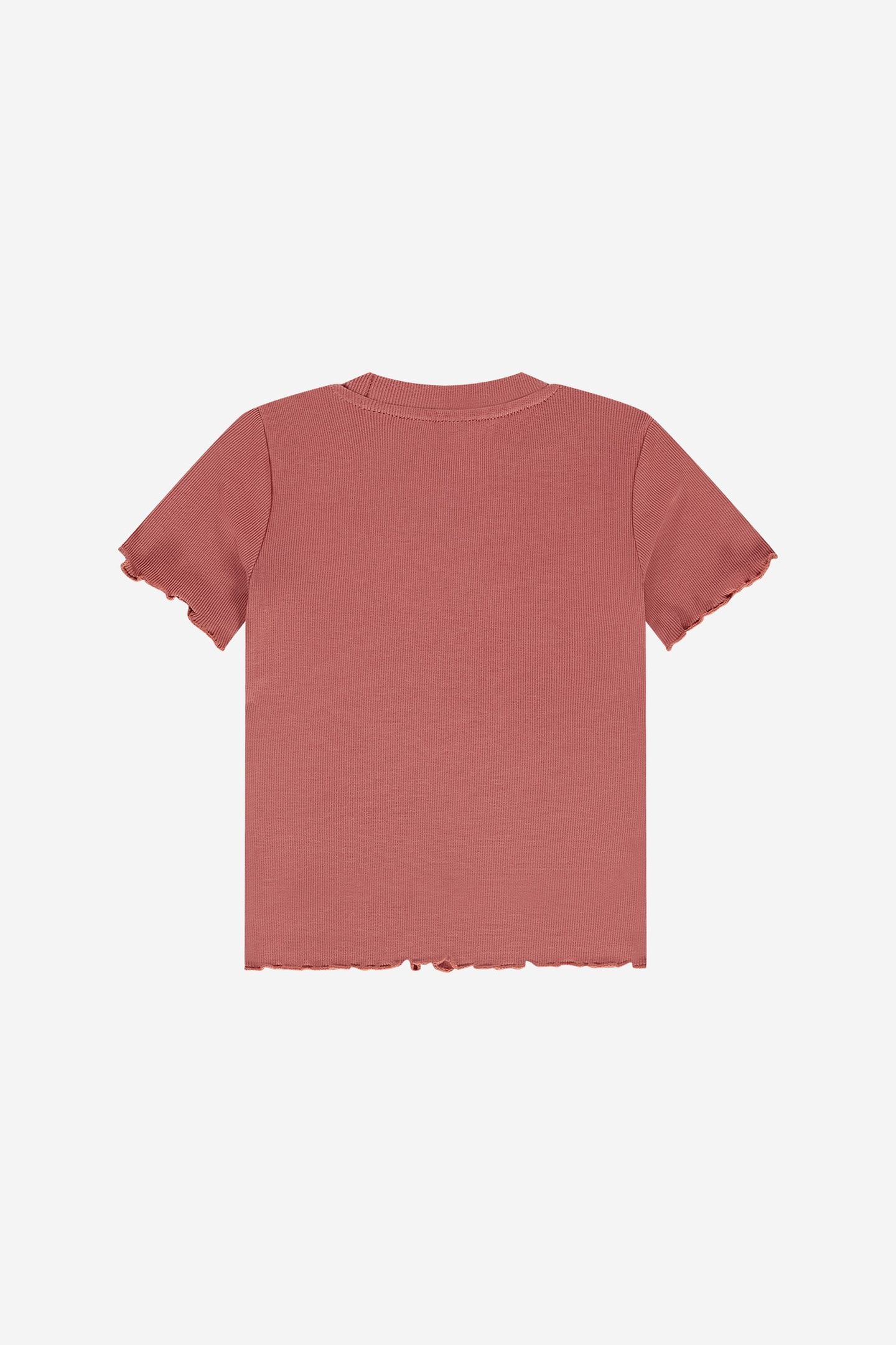 GRADIENT RIB T-SHIRT DUSTY ROSE 2
