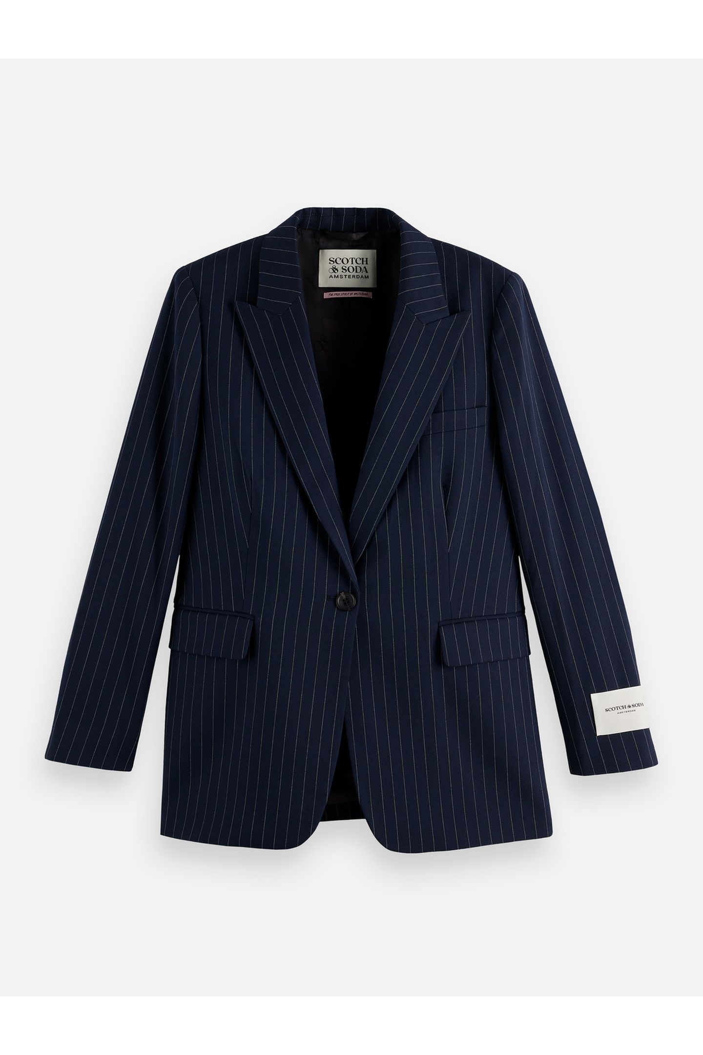 SB FITTED BLAZER NIGHT BLUE PINSTRIPE 5