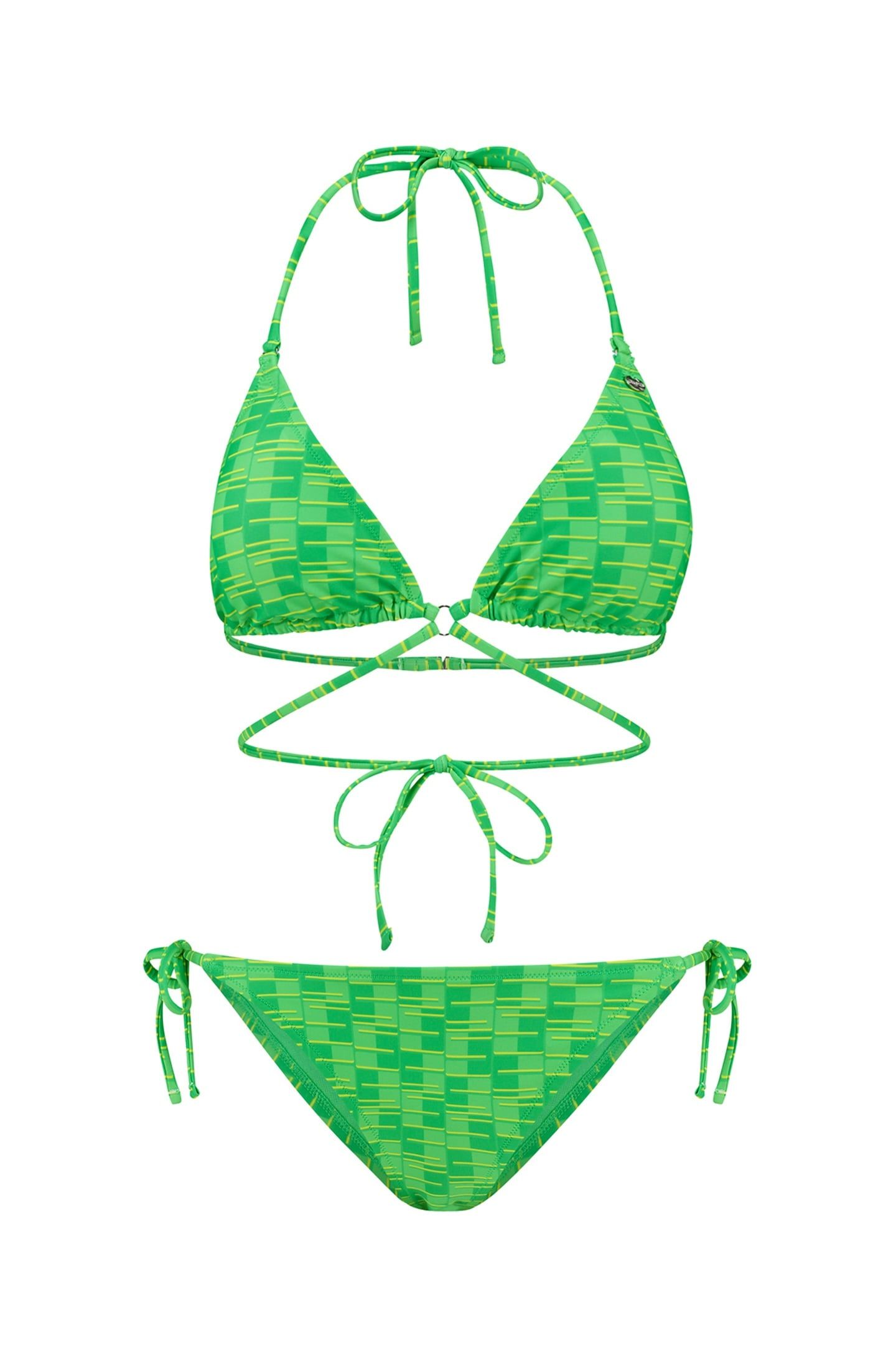 LIZ BIKINI SET GRAPHIC FRESH GREEN GRAPHIC 5