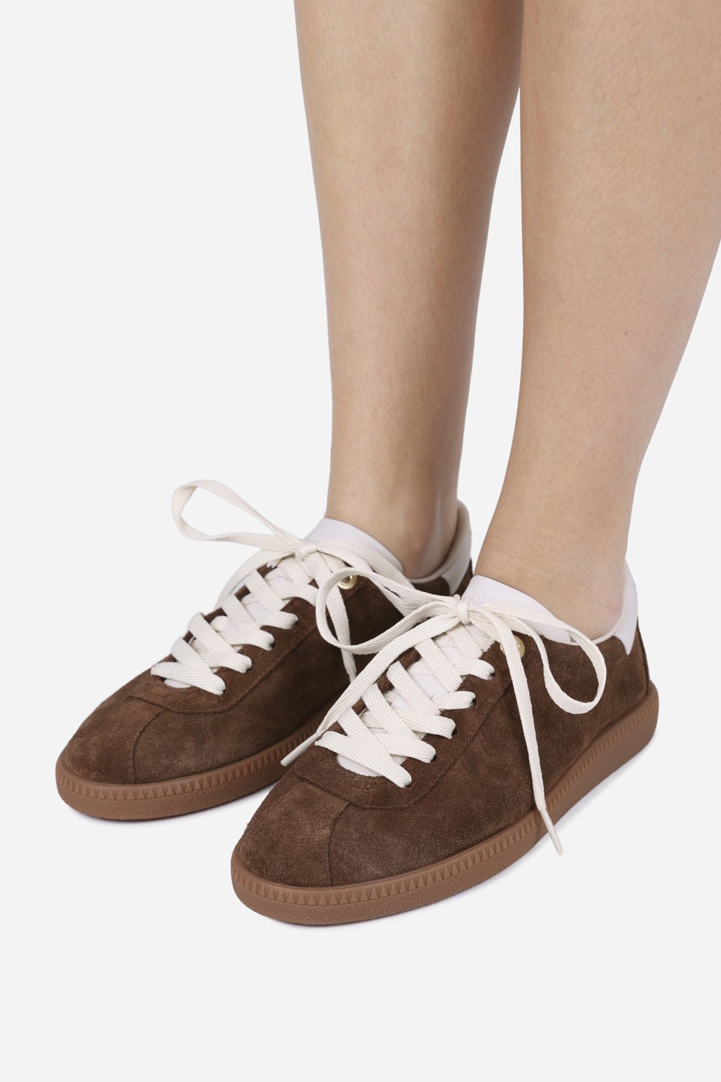 BOB-BIE SNEAKER WALNUT BROWN/OFF WHITE 2