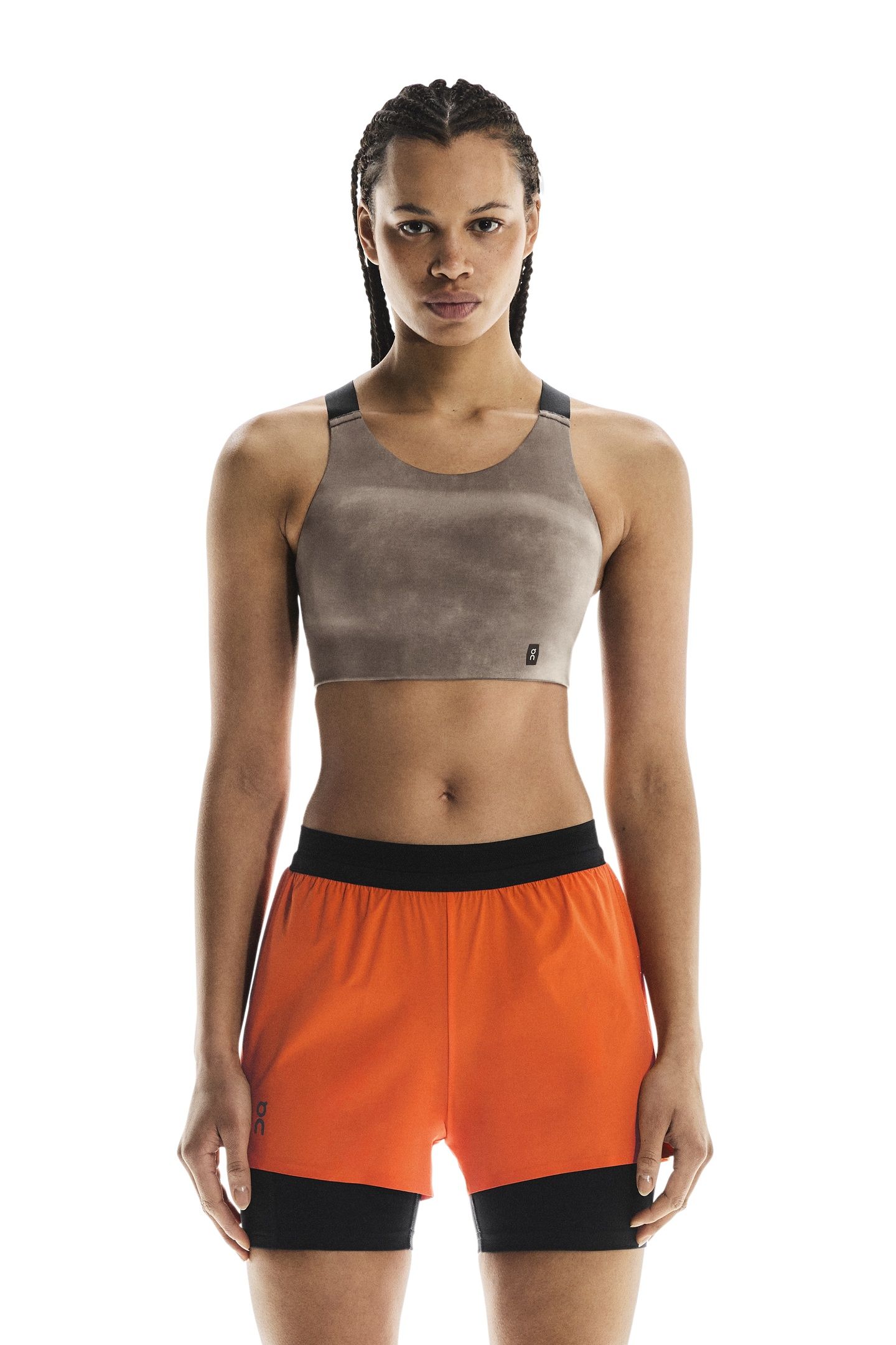 PERFORMANCE BRA AOP 1 W CINDER | BLACK CINDER | BLACK 1