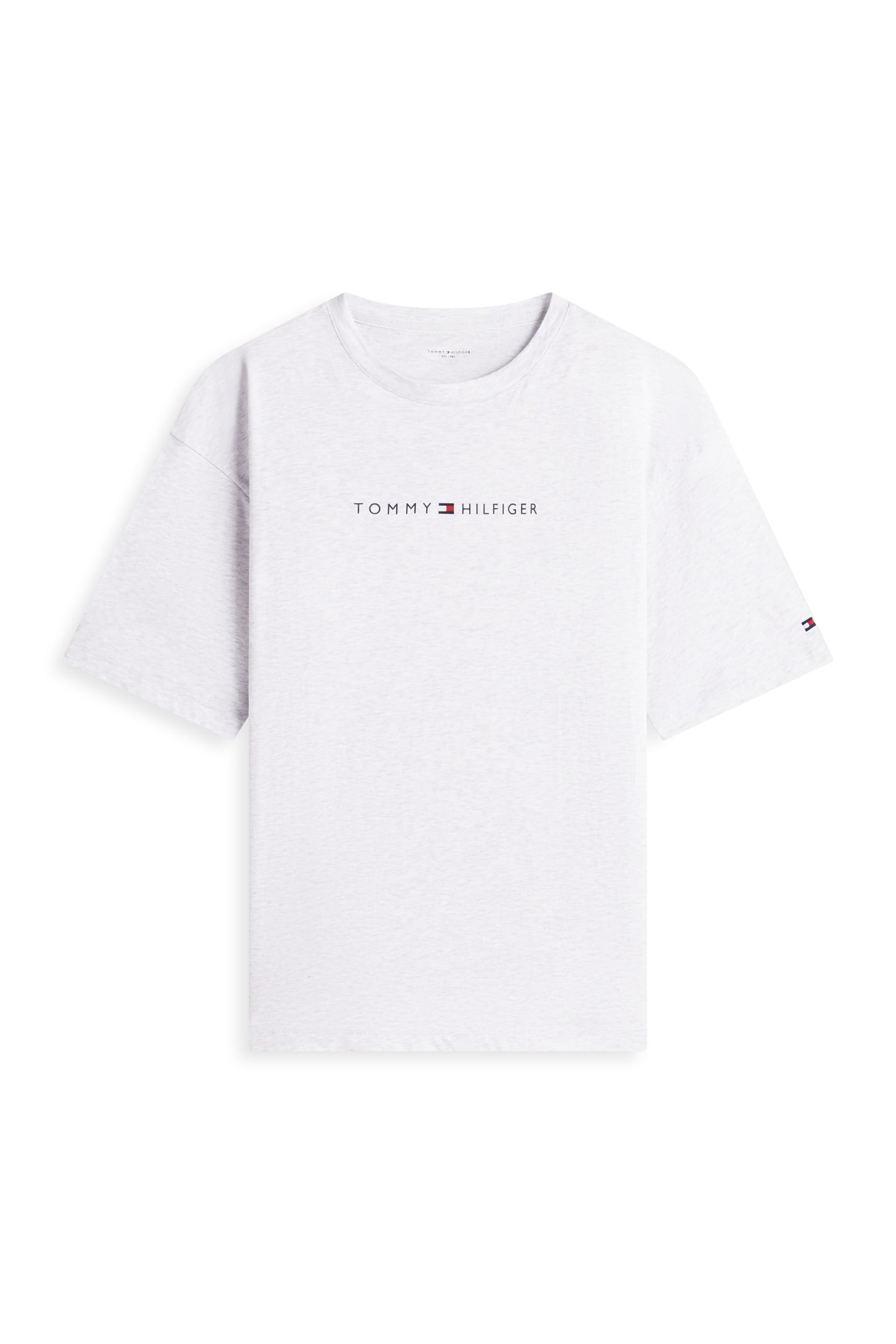 SS LOGO TEE ICE GREY HEATHER 4