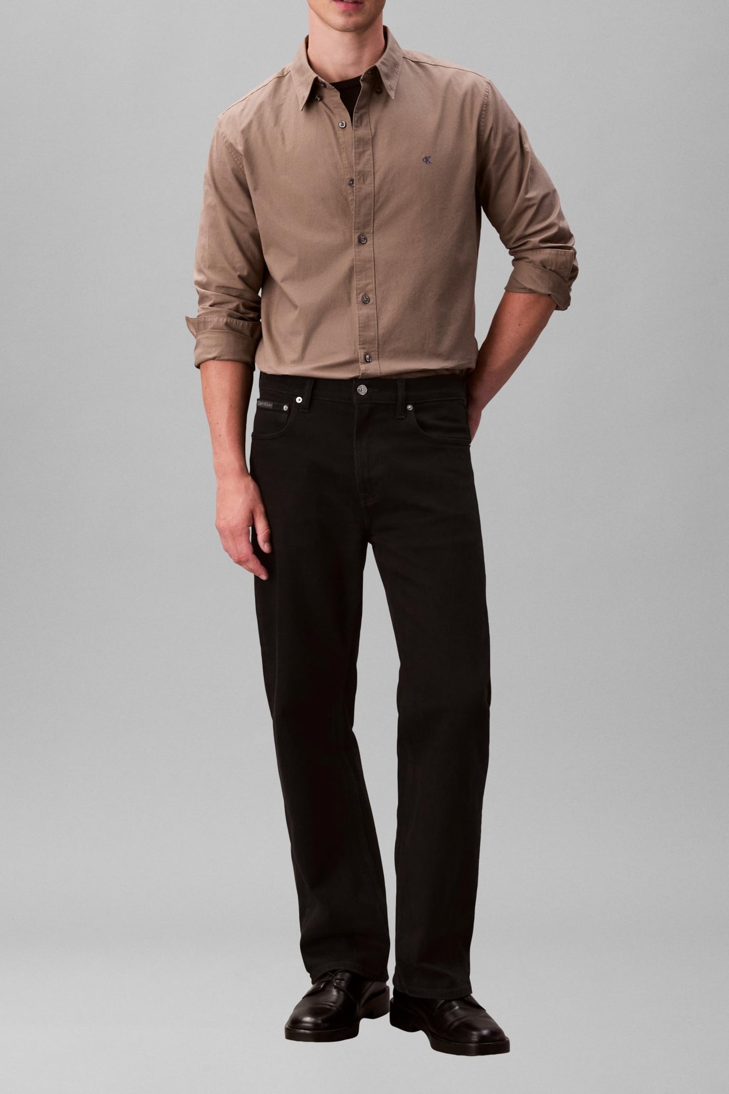 LS SOLID OXFORD CLASSIC SHIRT SEAGRASS 2