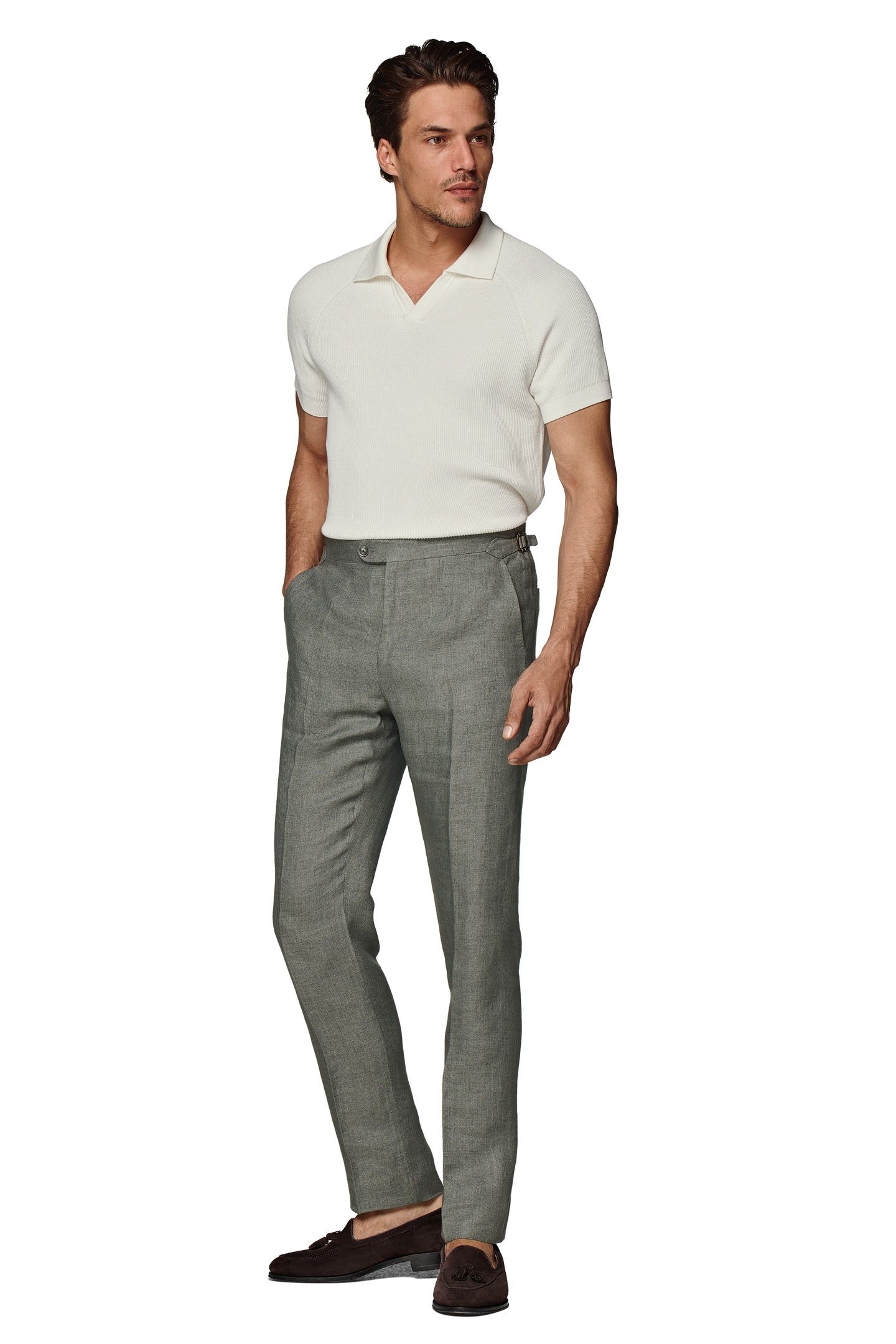SOHO-MID-GREEN SEPARATE SUIT TROUSERS MID GREEN 2