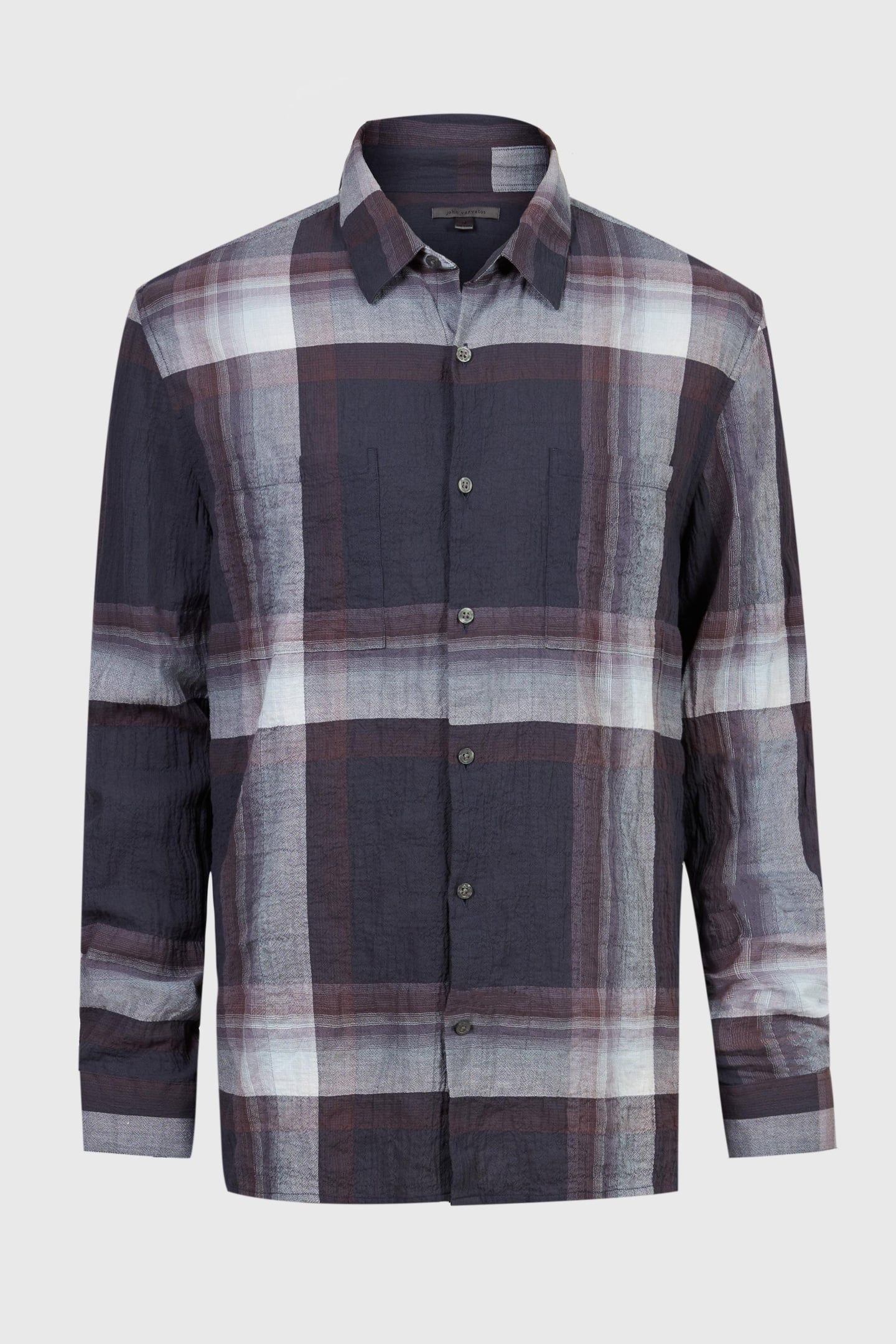 COLE REGULAR FIT L/S SHIR PLUM WOOD 3