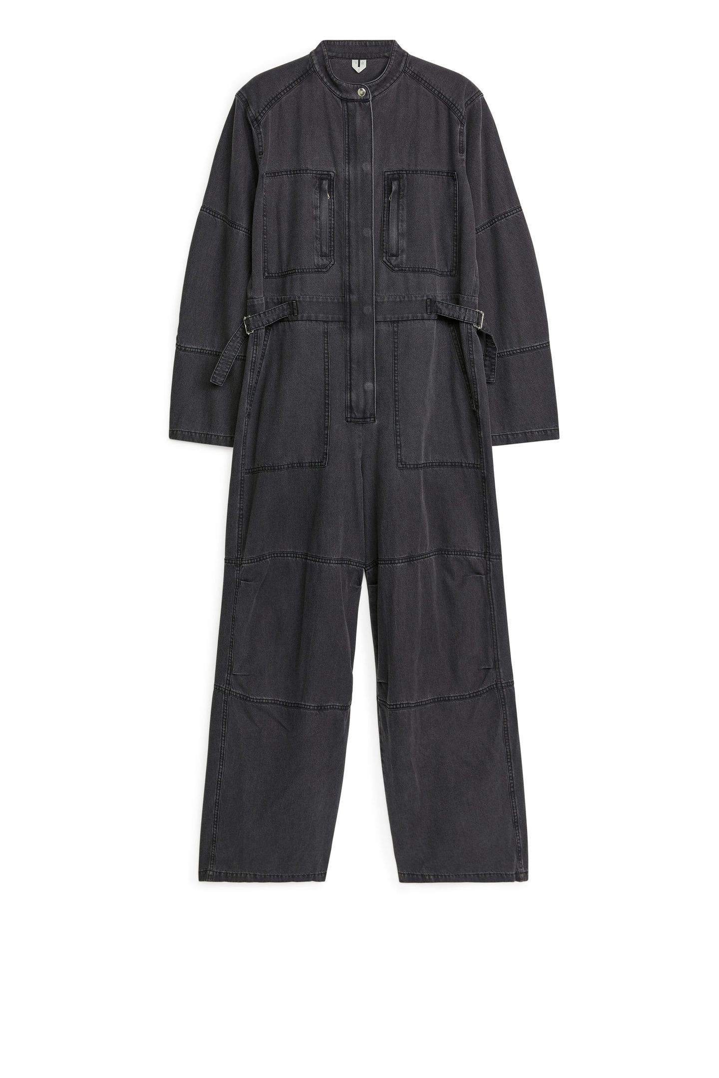 ELDRA DENIM JUMPSUIT GREY 3