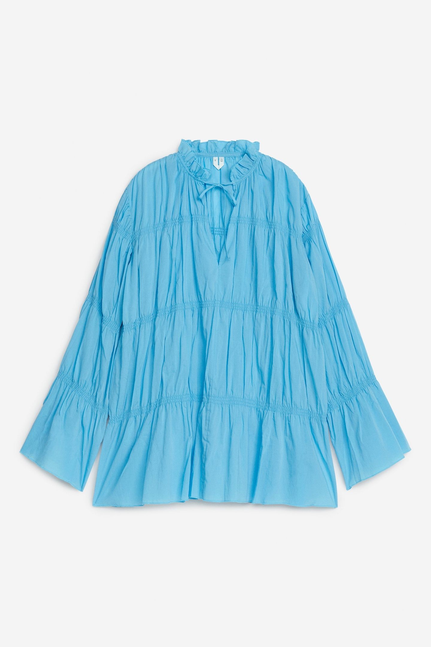 ZAIDA LIGHT TENCEL SHIRT TURQUOISE 3