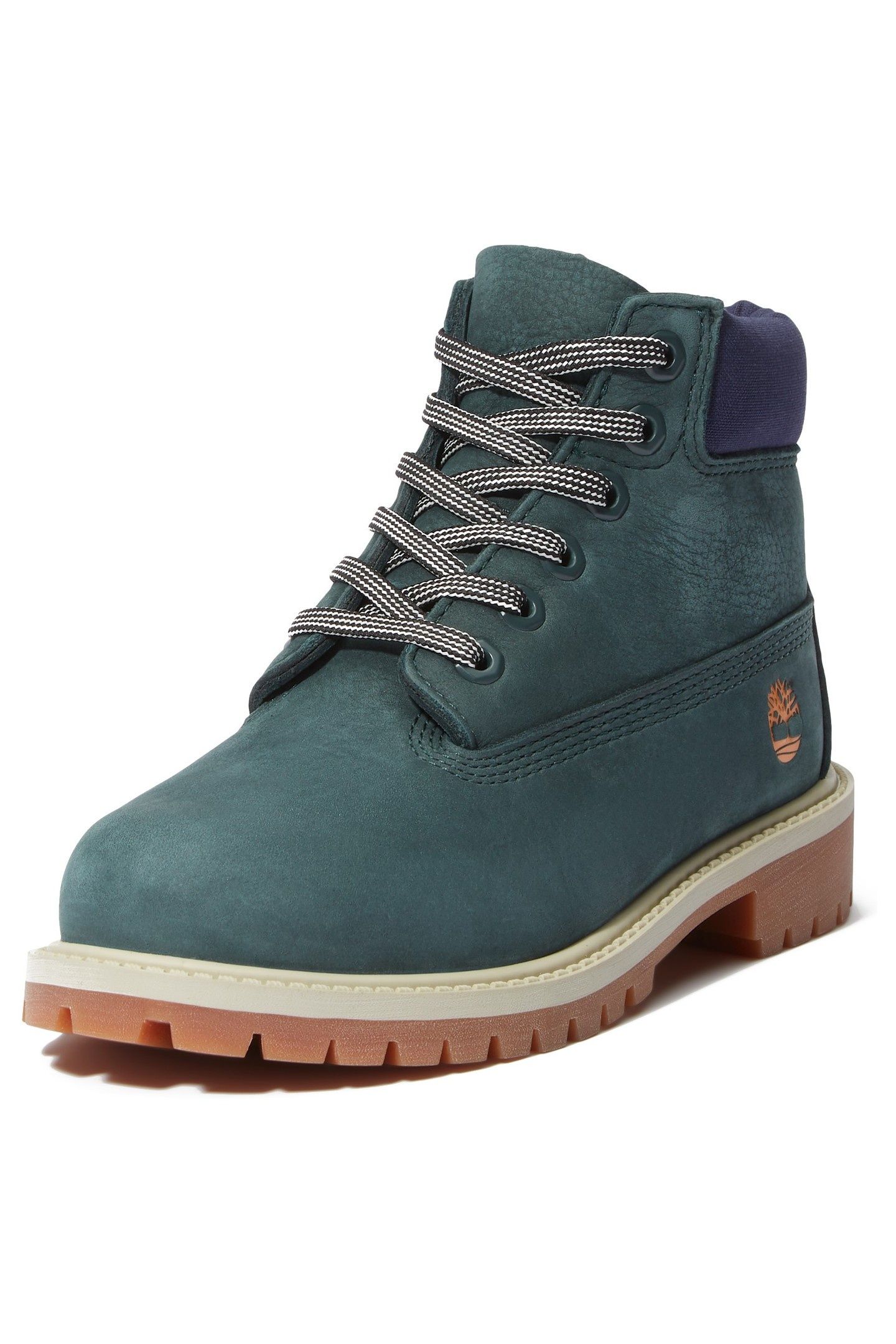 6 INCH LACE UP WATERPROOF BOOT DK GRN NUBUCK 3