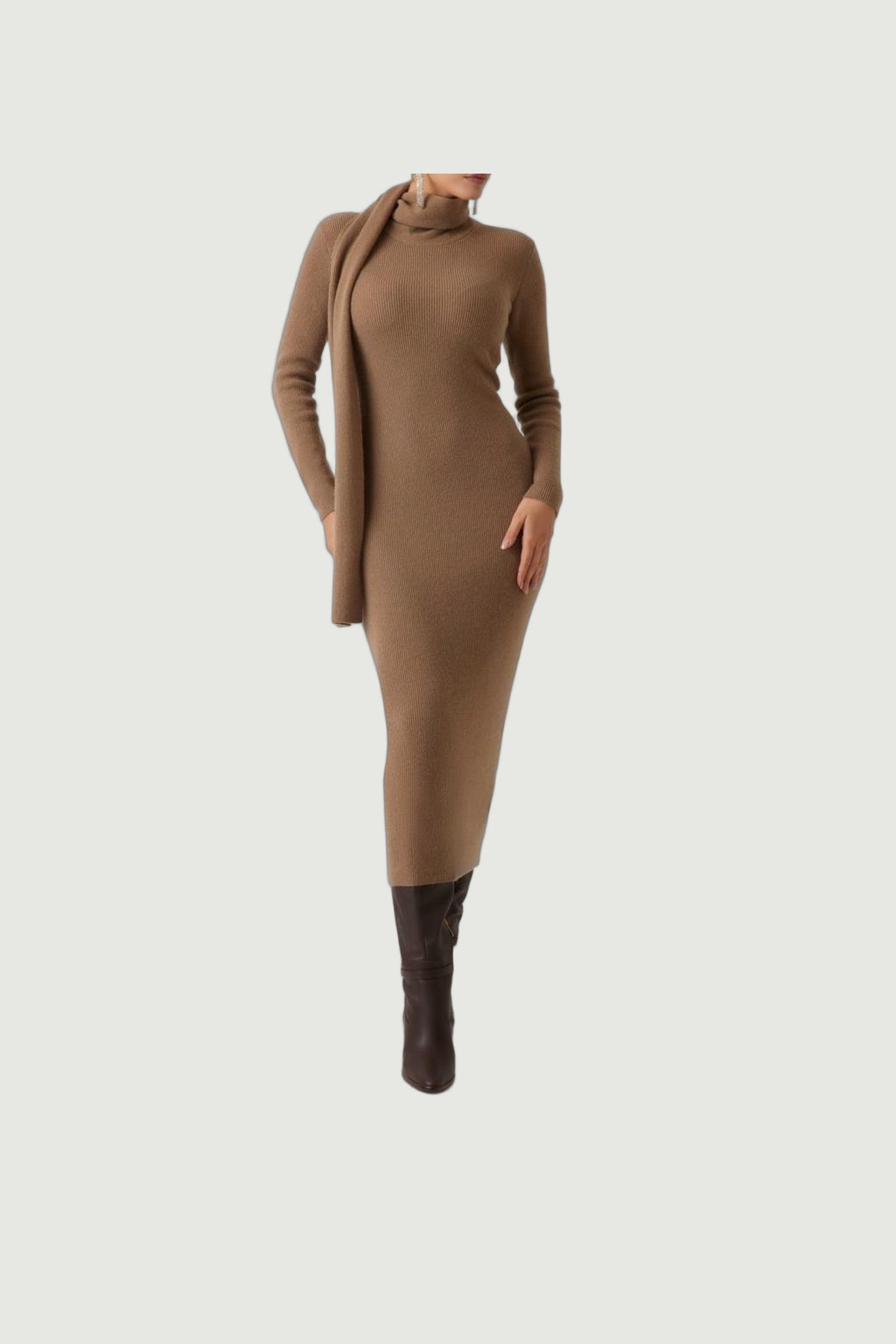 SOPHIE LS CASHMERE T DESERT MUD MULTI 4