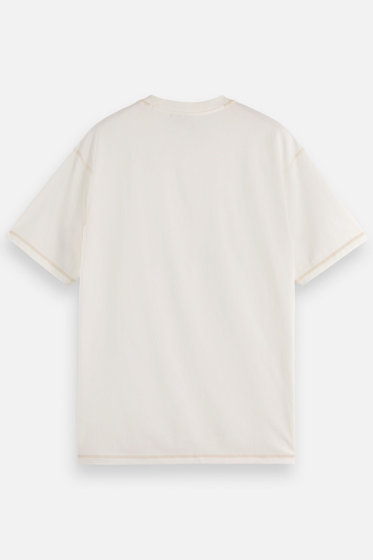 LOGO FRONT CHEST T-SHIRT OFF WHITE 5