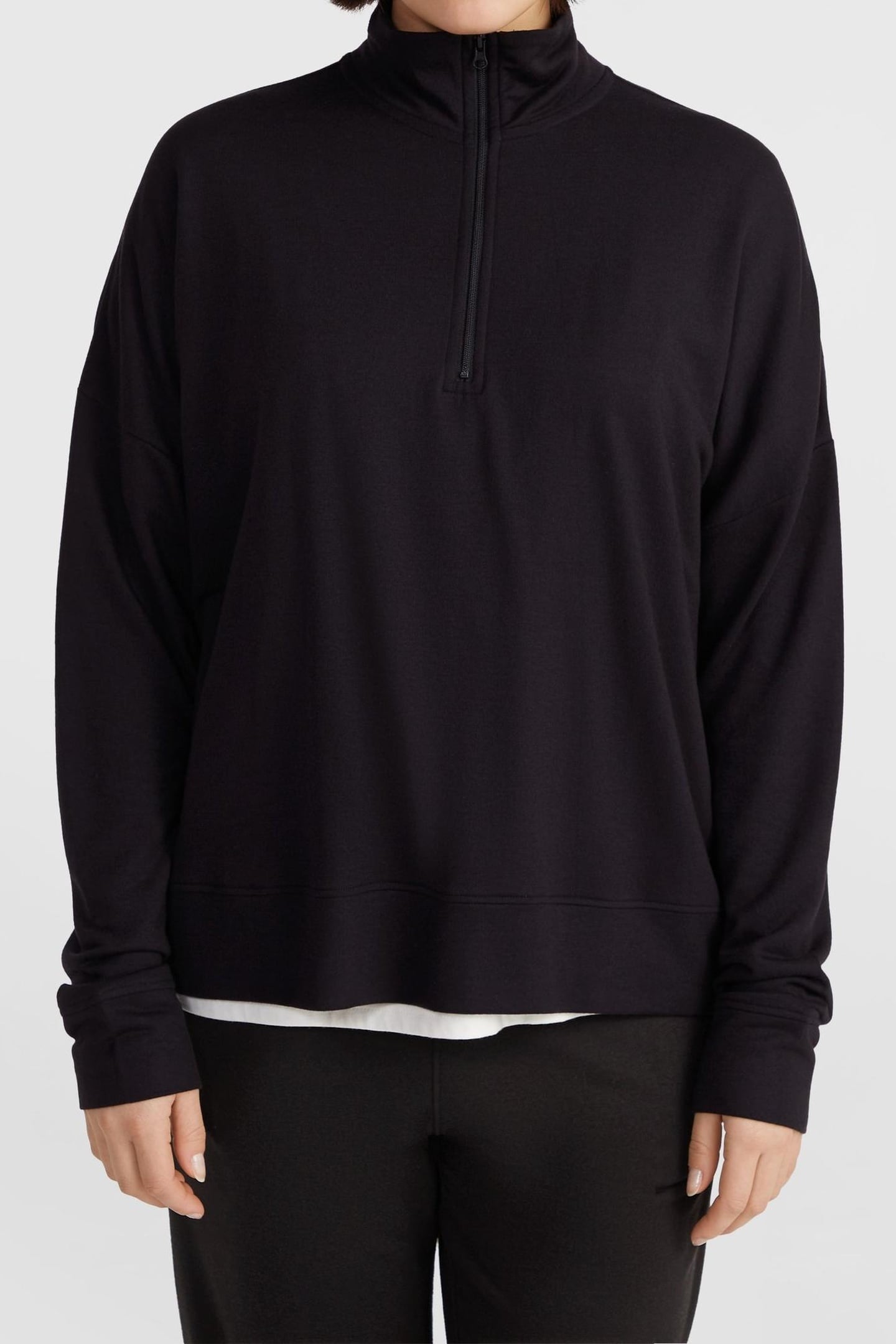 O'NEILL 1/2 ZIP SWEAT BLACK OUT 1