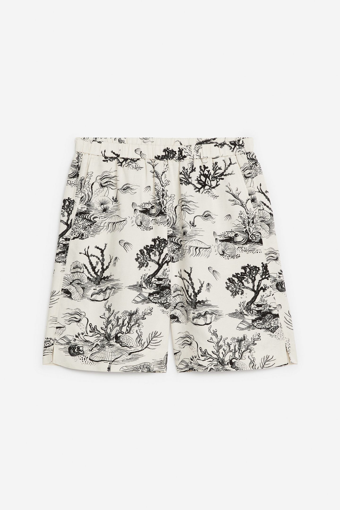 ELLIE SHORTS AOP BEIGE 3