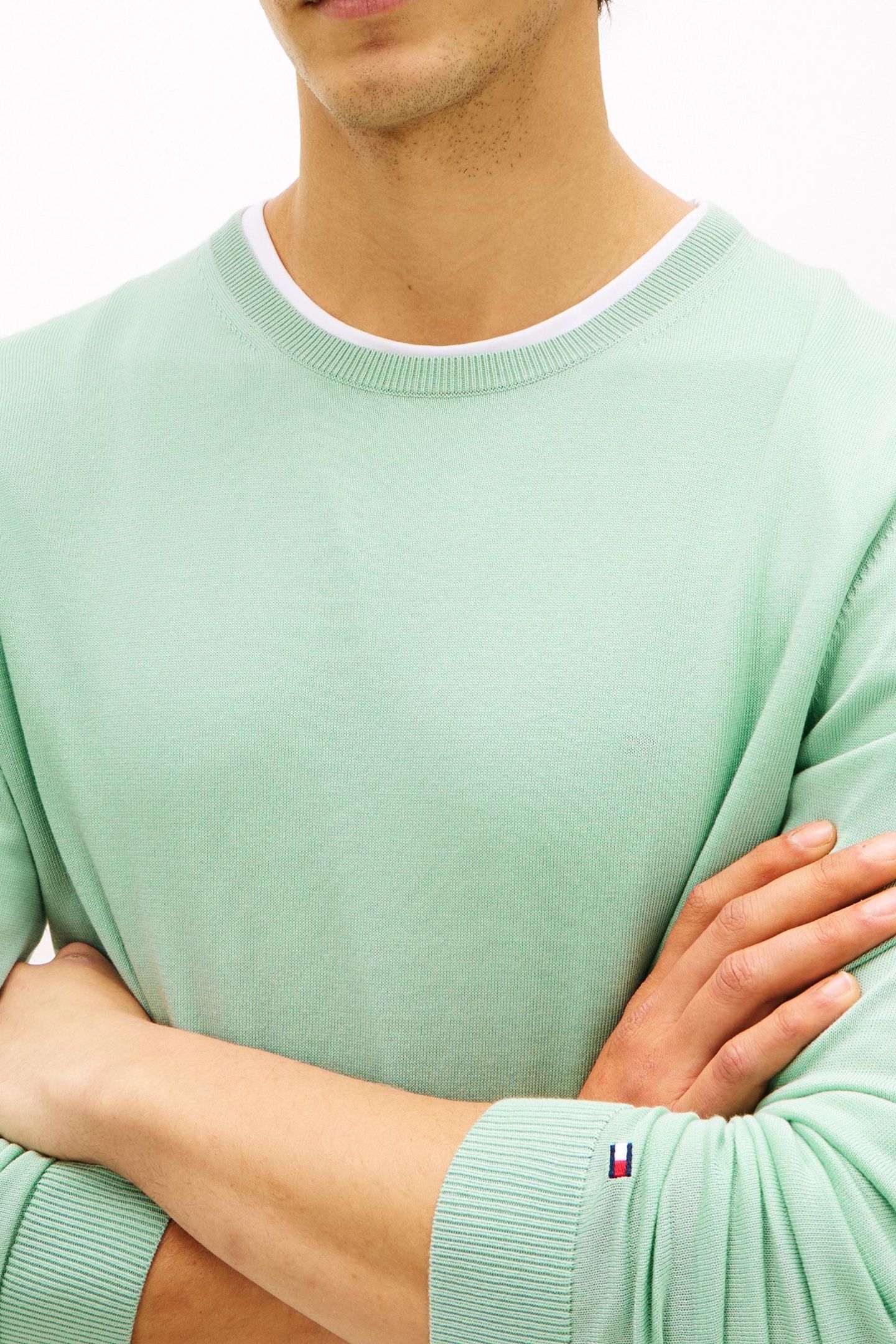 DC COTTON/LYOCELL SWEATER CRUSHED MINT 5