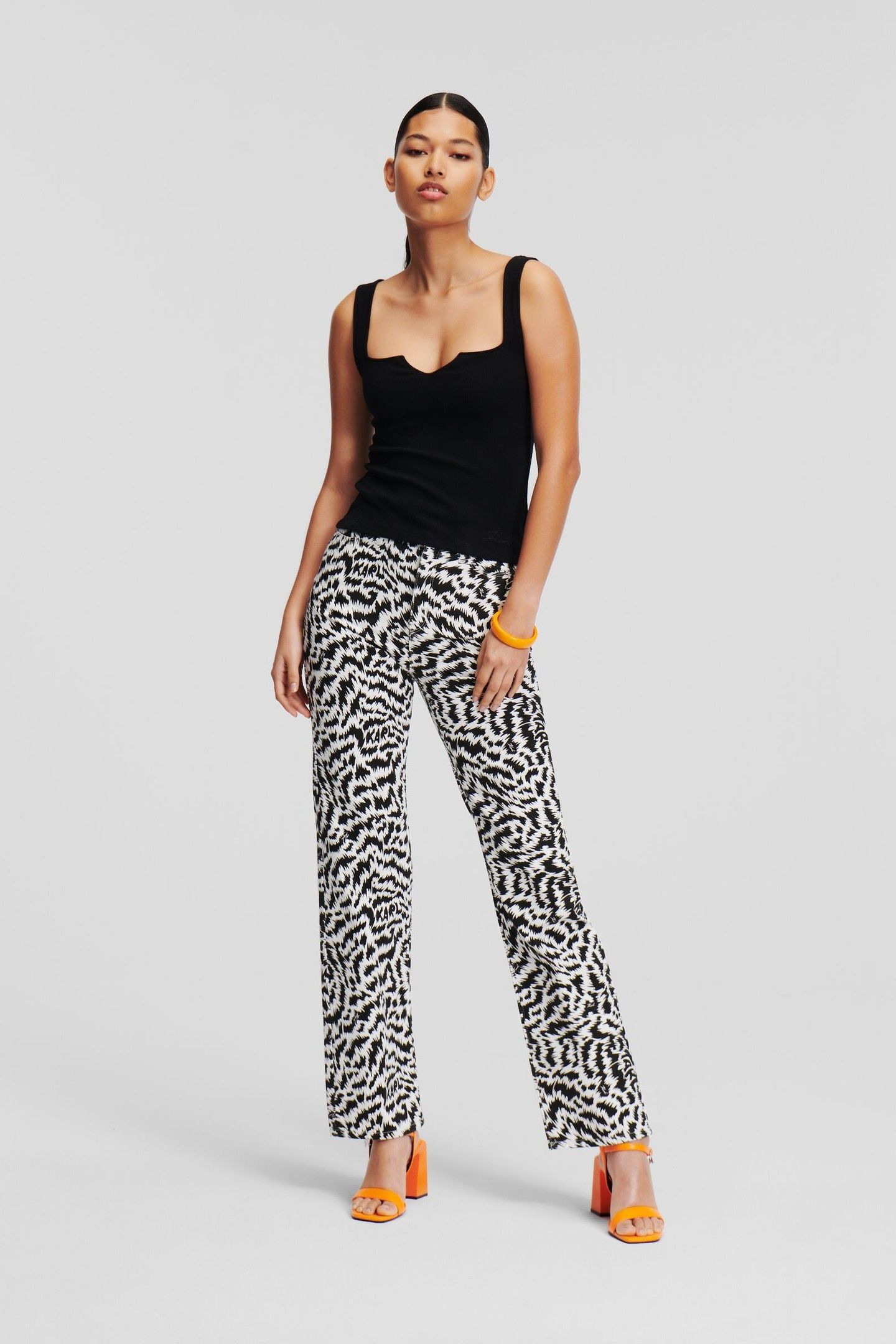 BW DENIM PANTS ELEKTRIKA BLACK/WHITE 1
