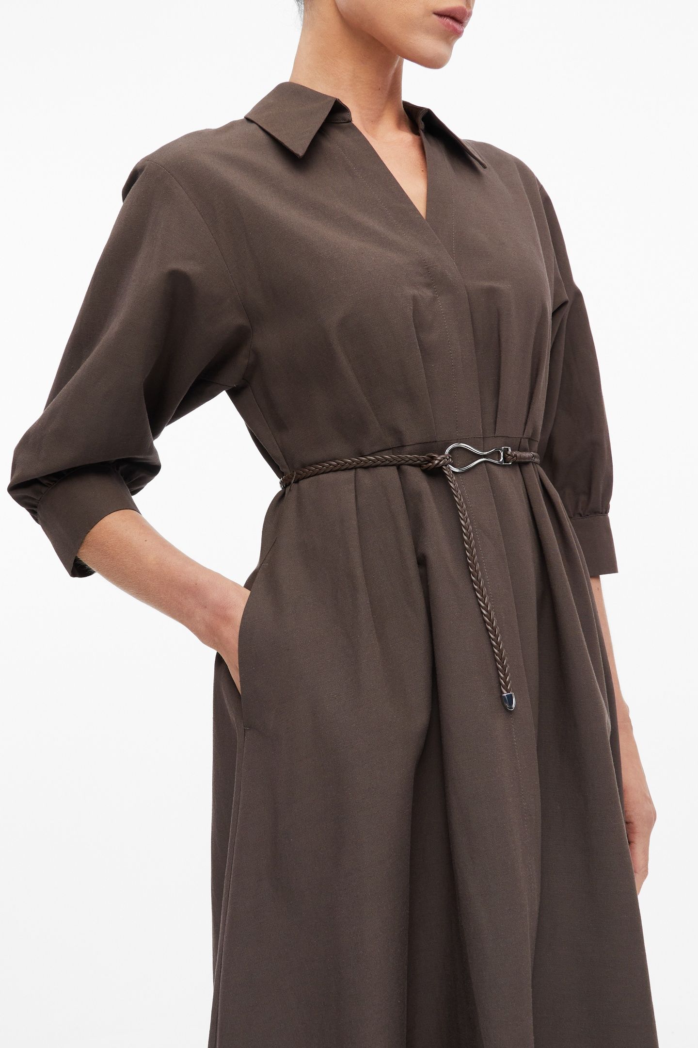 COMMA DRESSES BROWN 4