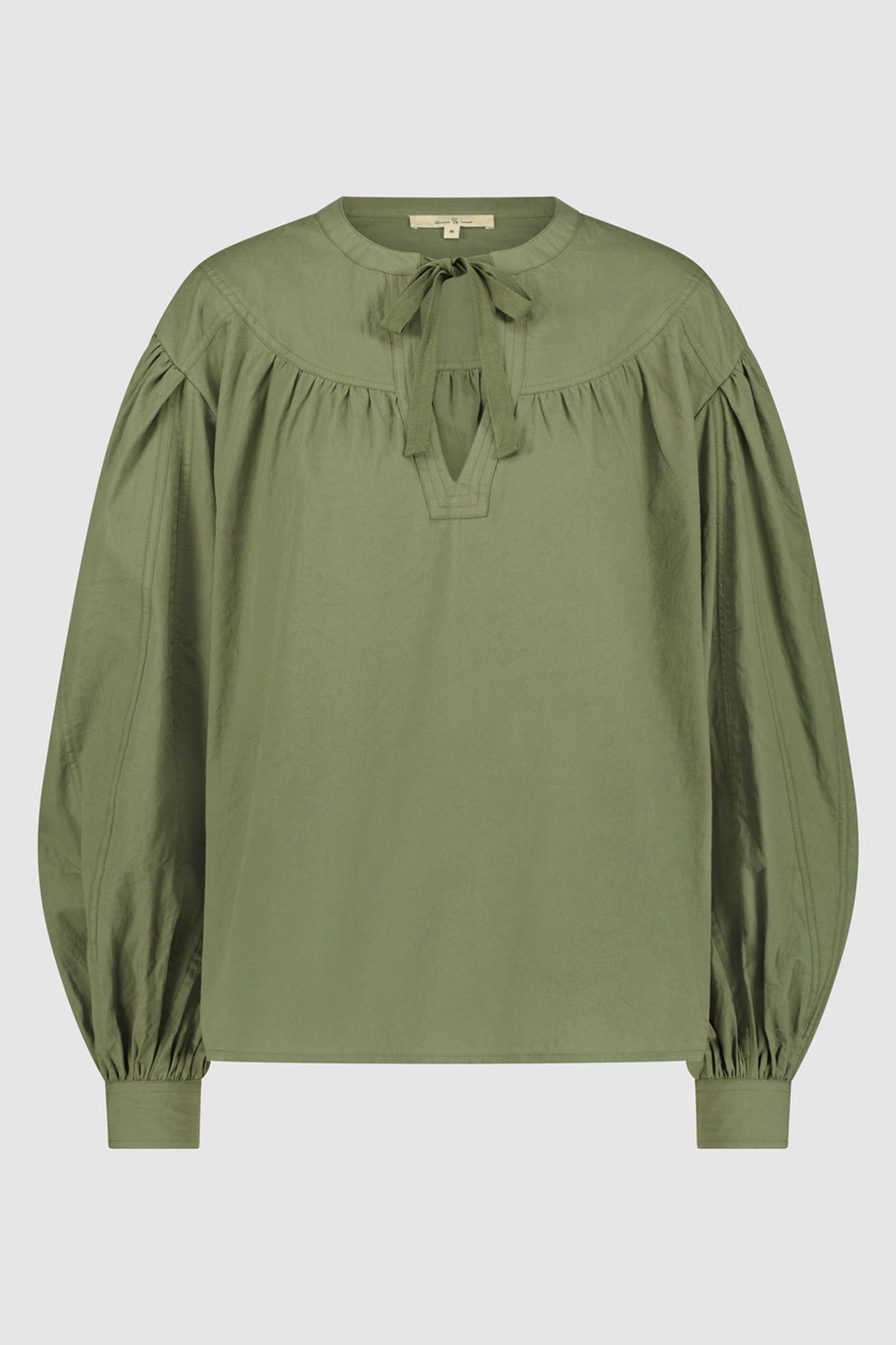 JULIE BLOUSE WINTER MOSS 1