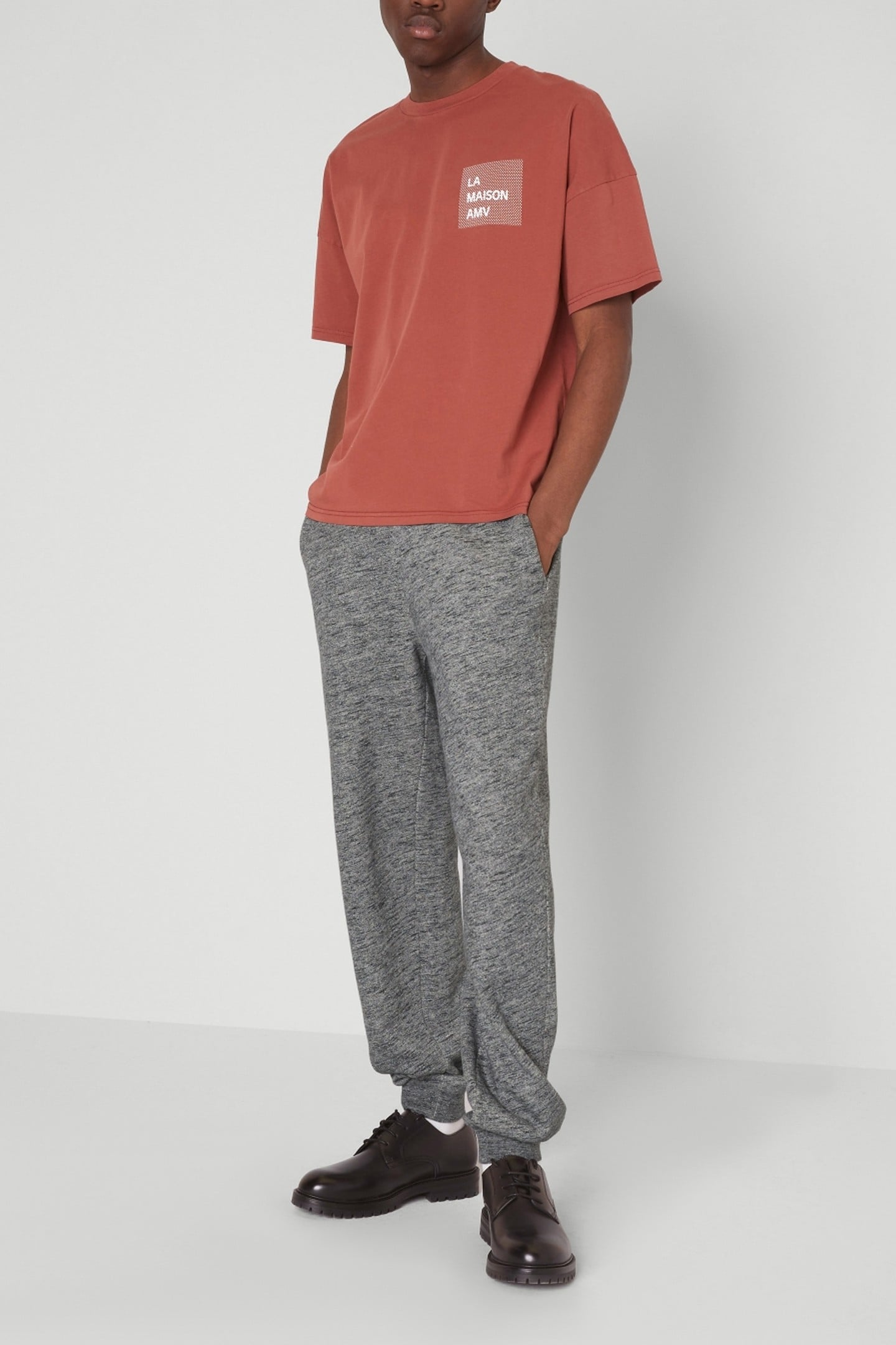 SOWABAY SWEAT PANTS ANTHRACITE CHINE 1