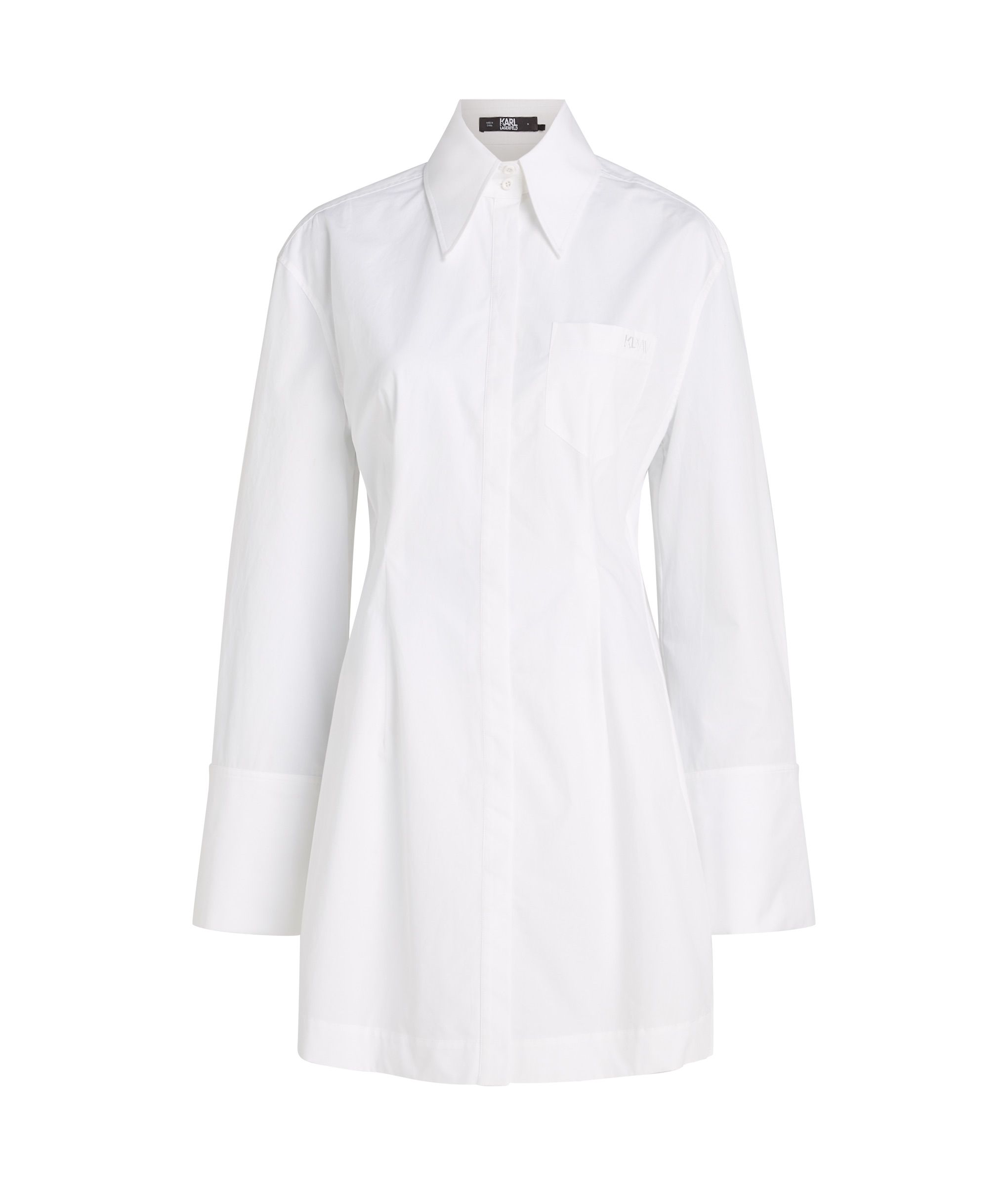 KLXAV POPLIN SHIRTDRESS WHITE 3