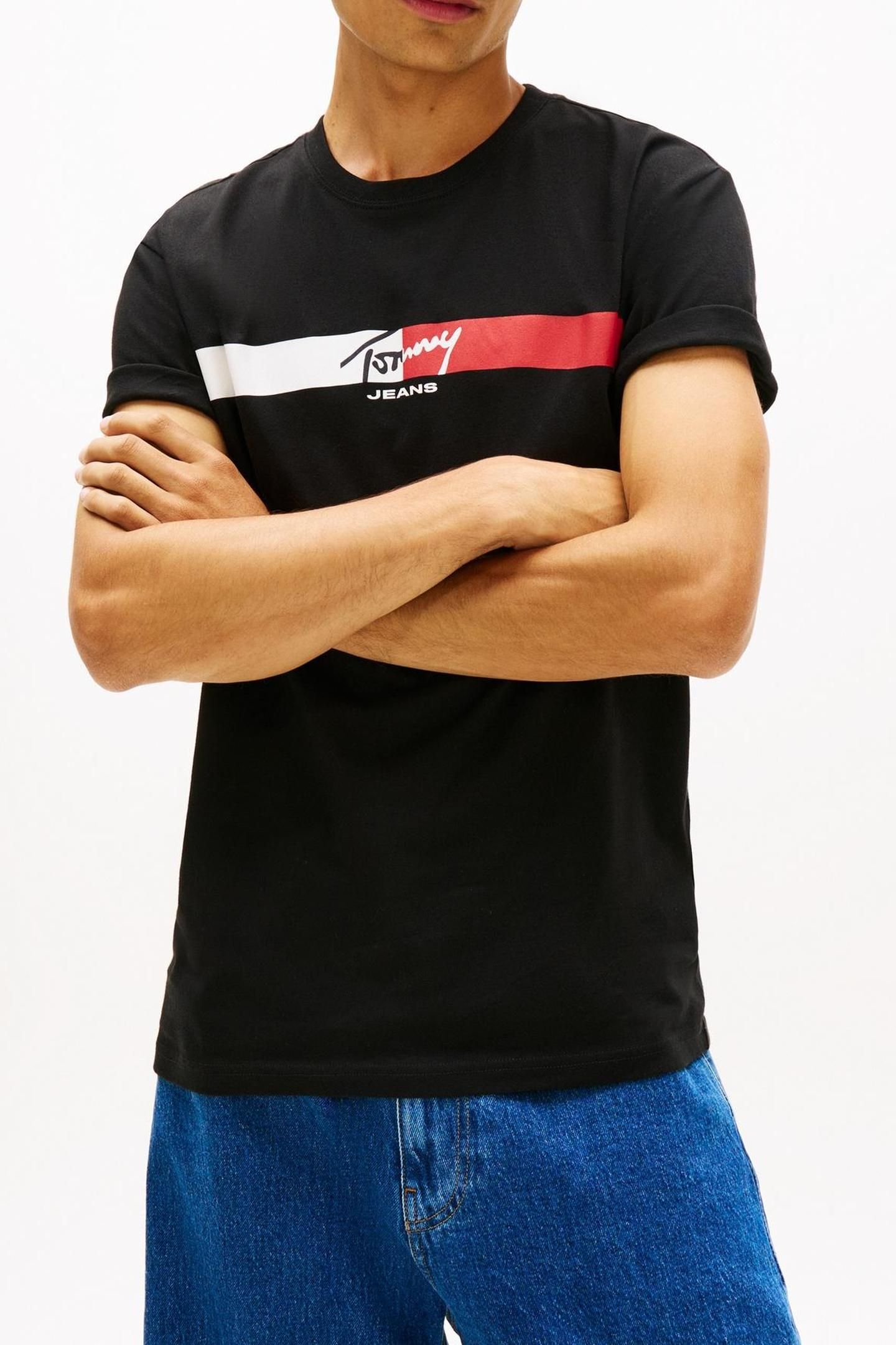 TJM REGULAR SIGNATURE T-SHIRT BLACK 1