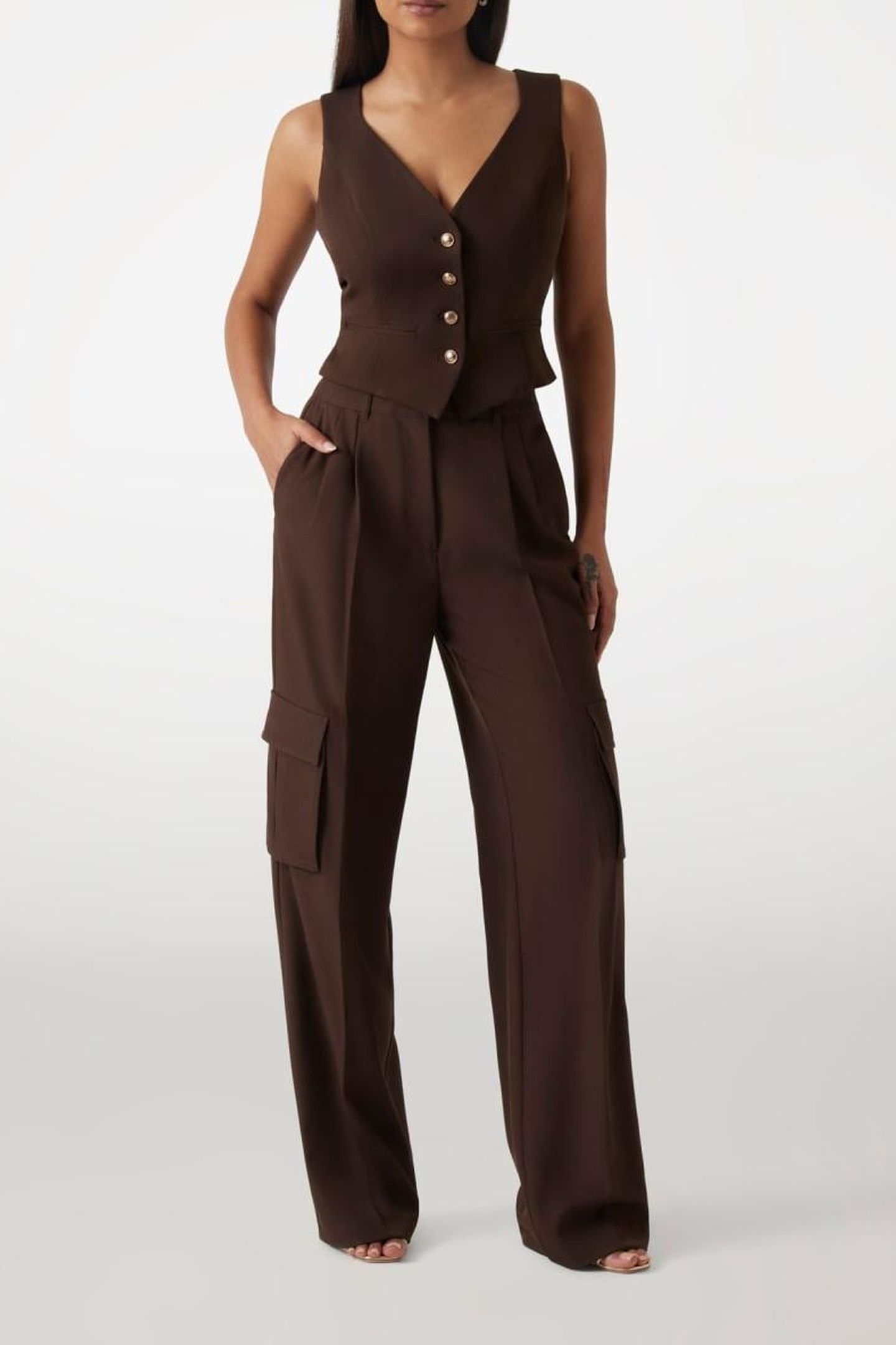 GUESS ECO MATEA PERFECT CARGO REGAL BROWN MULTI 2