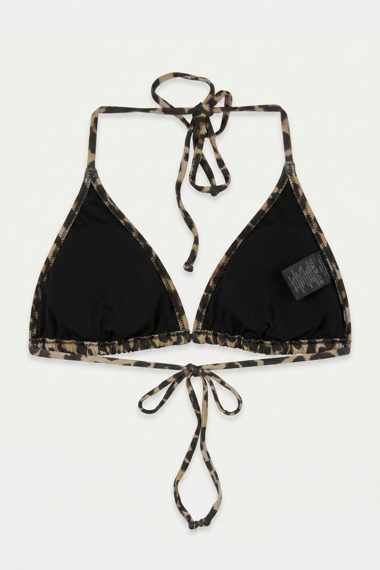ISA TRIANGLE BIKINI TOP BEIGE 4