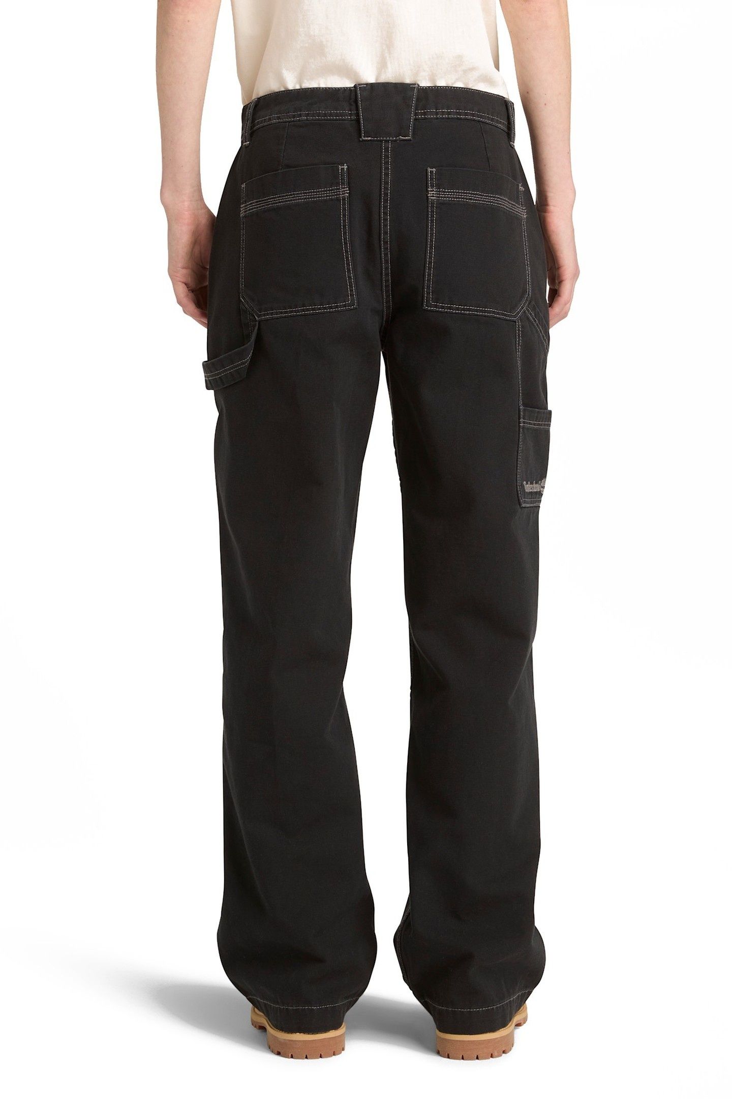 CANVAS STRAIGHT PANTS BLACK 3