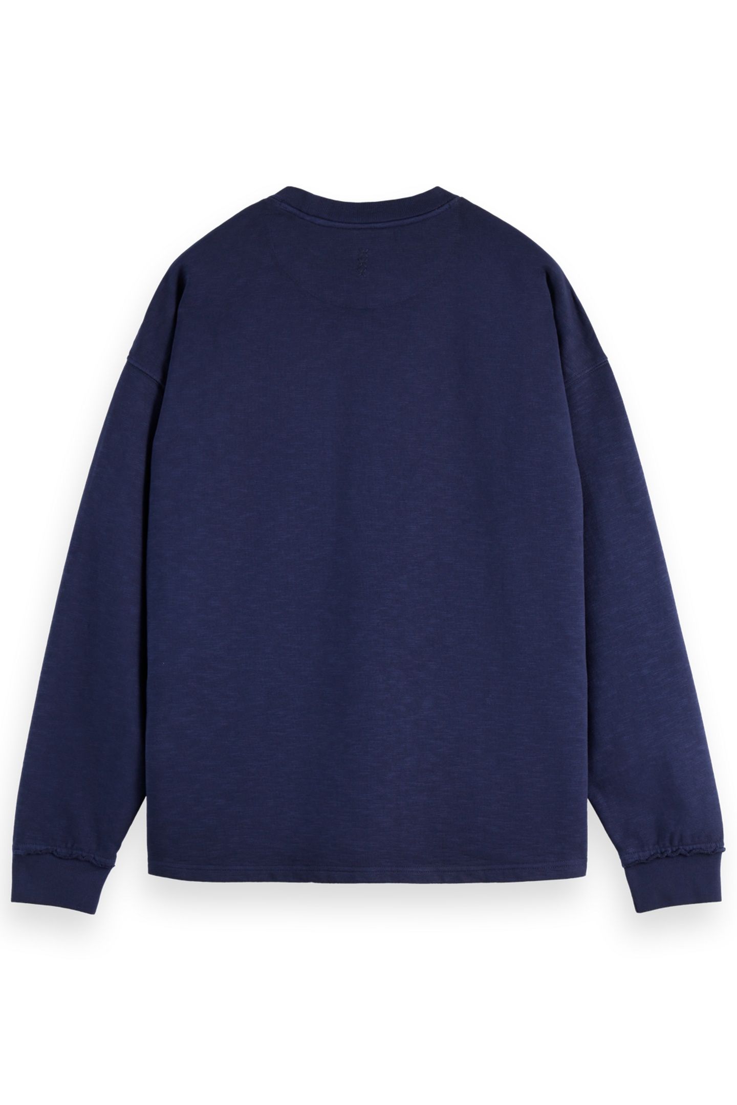 3 CROSSES GARMENT-DYED SWEATSHIRT PEACOAT 2