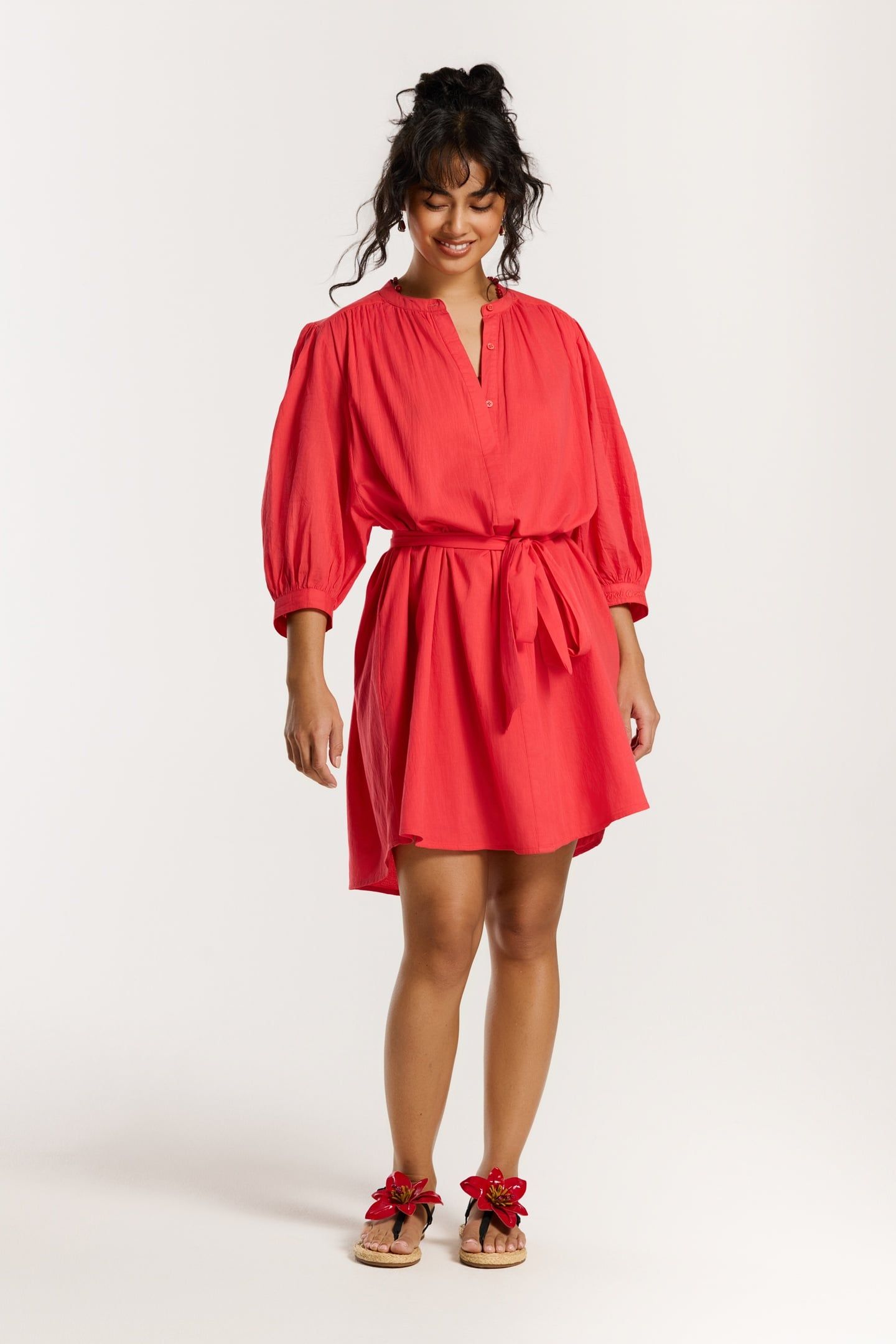 JAYDI DRESS RED CERISE 4