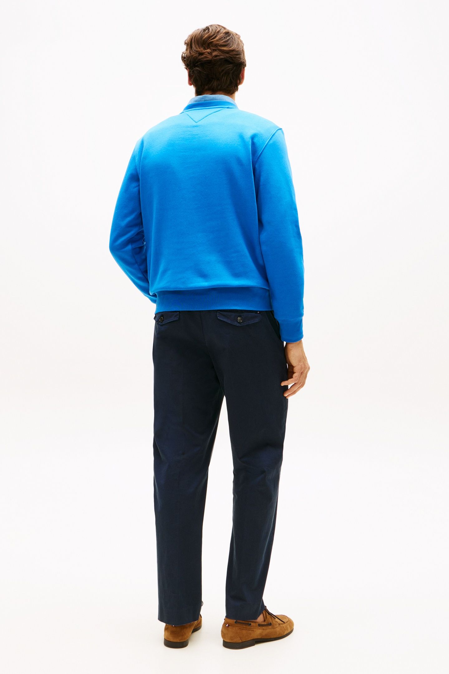 TOMMY LOGO SWEATSHIRT BLUE ORBIT 3