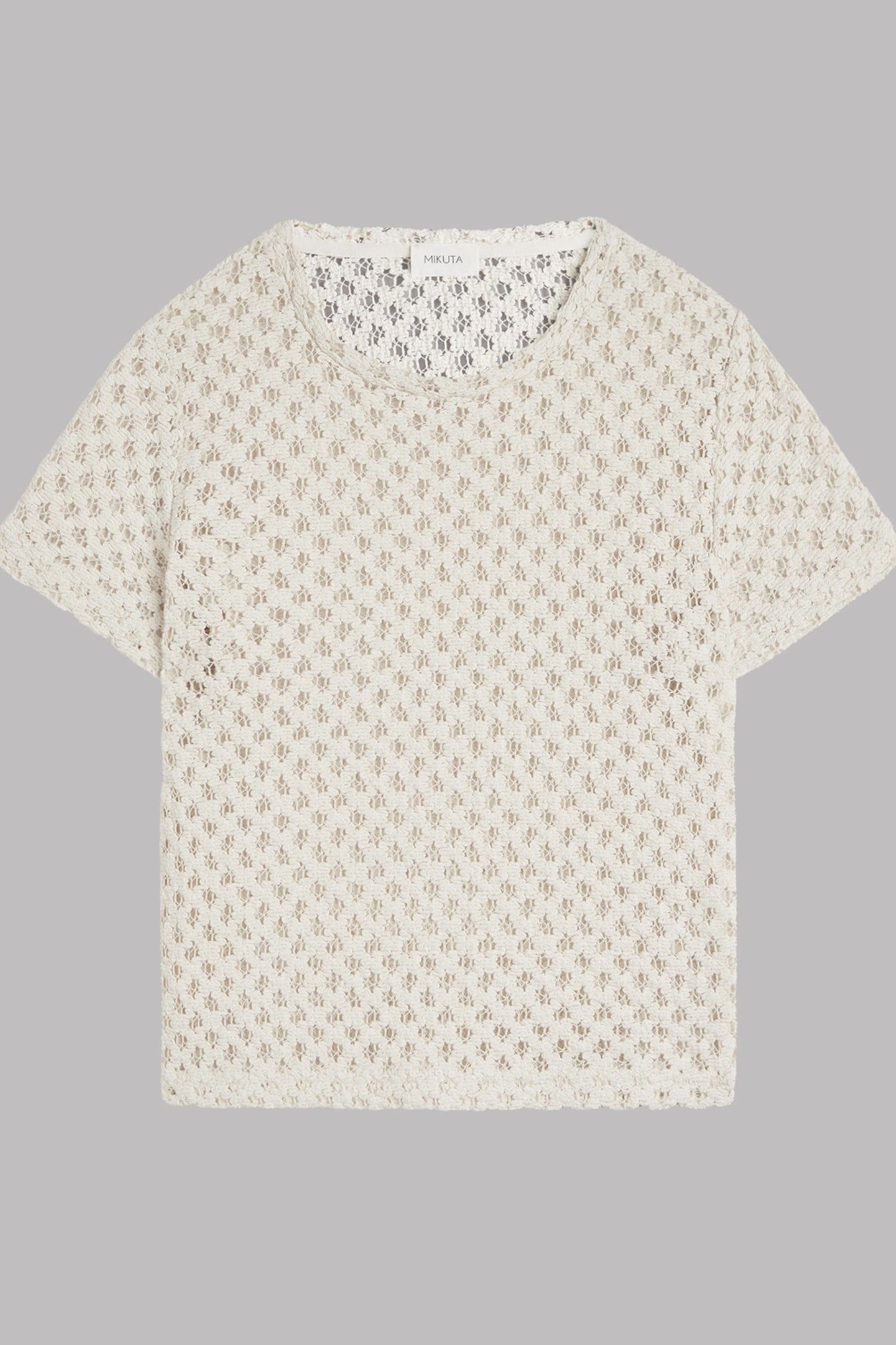 THE ECRU CROCHET T-SHIRT 3