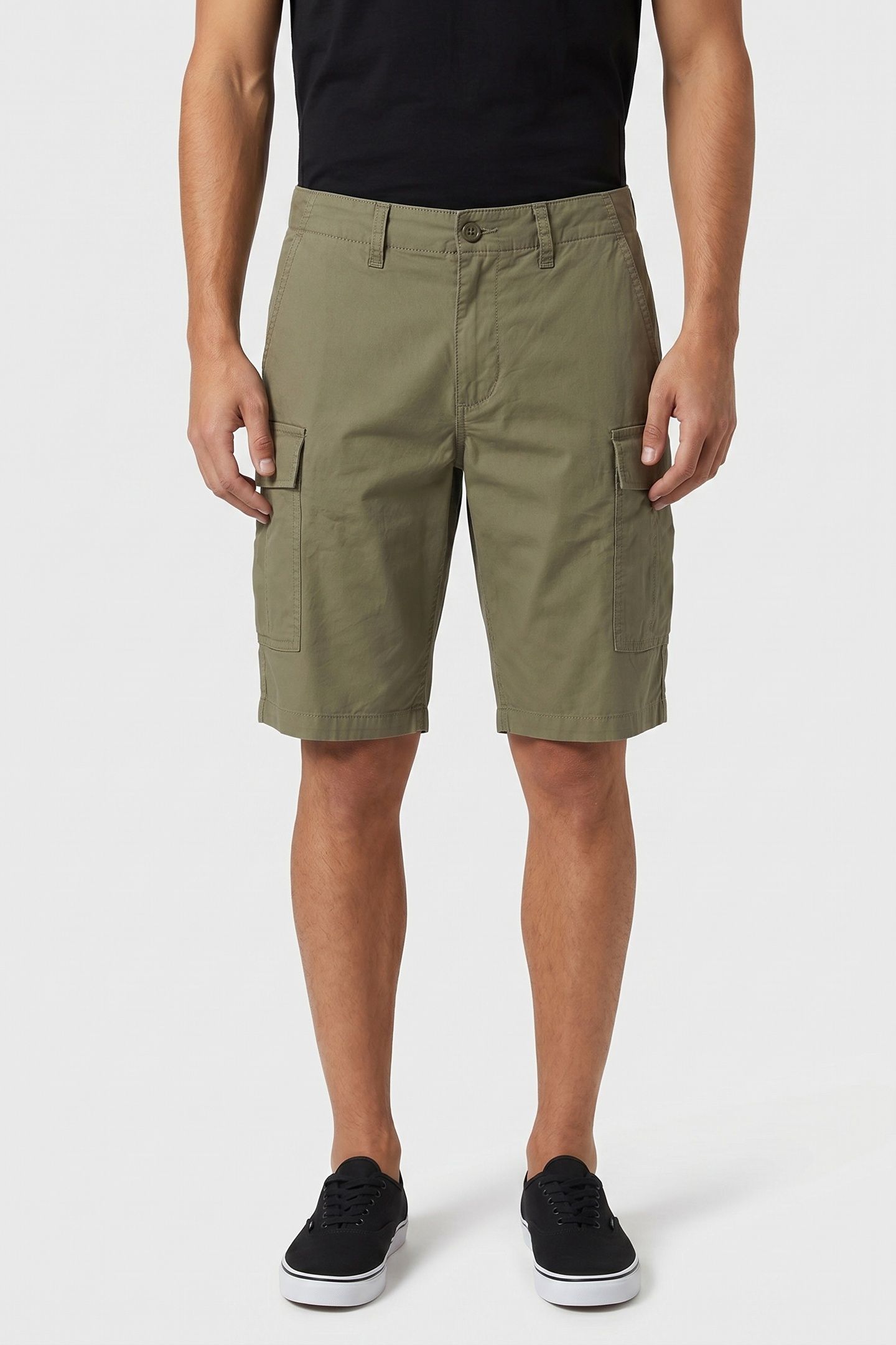 TWILL CARGO SHORT MEDIUM GREY 2