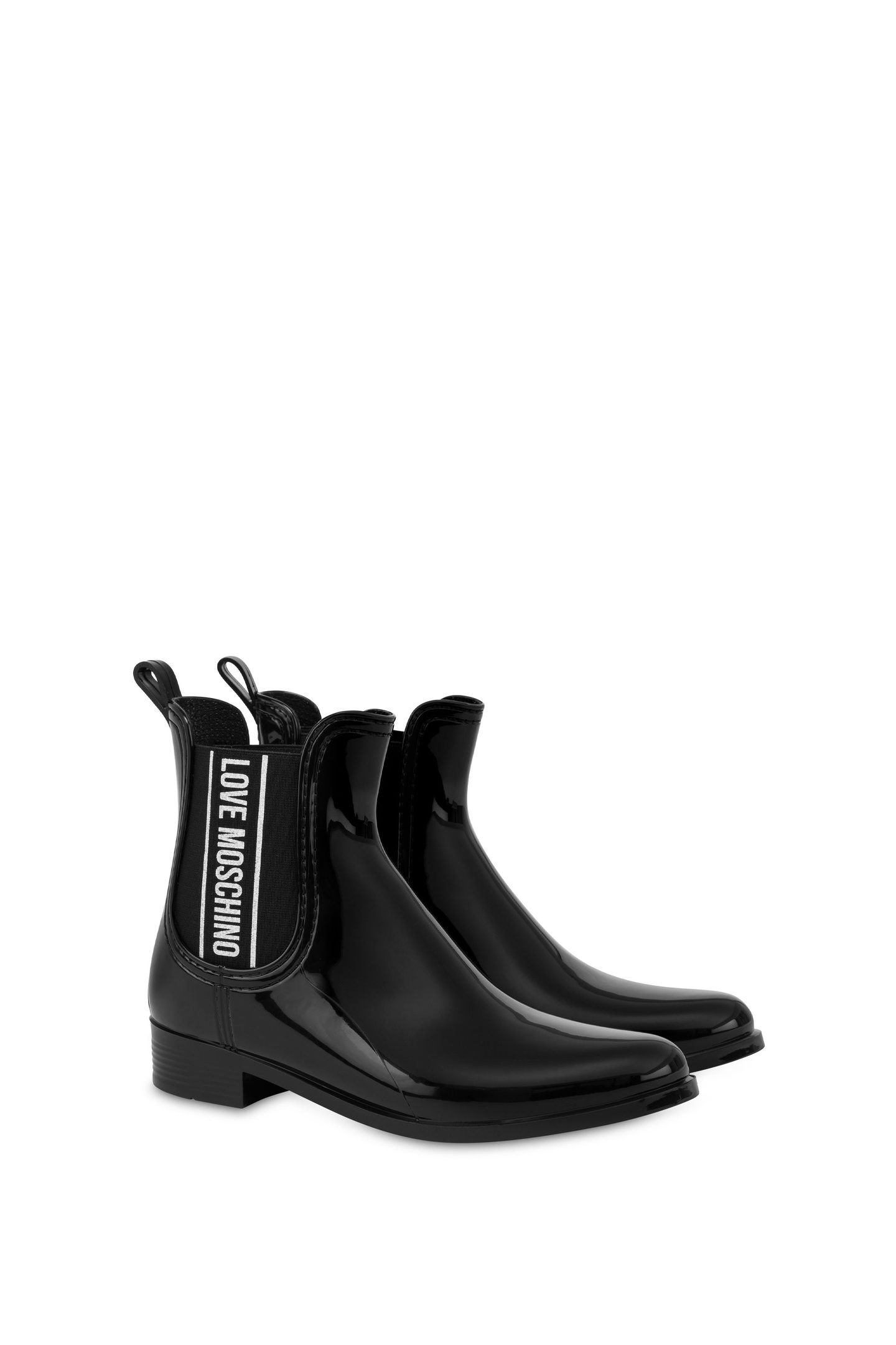 PVC RAIN BOOTS LOGO BAND BLACK 2