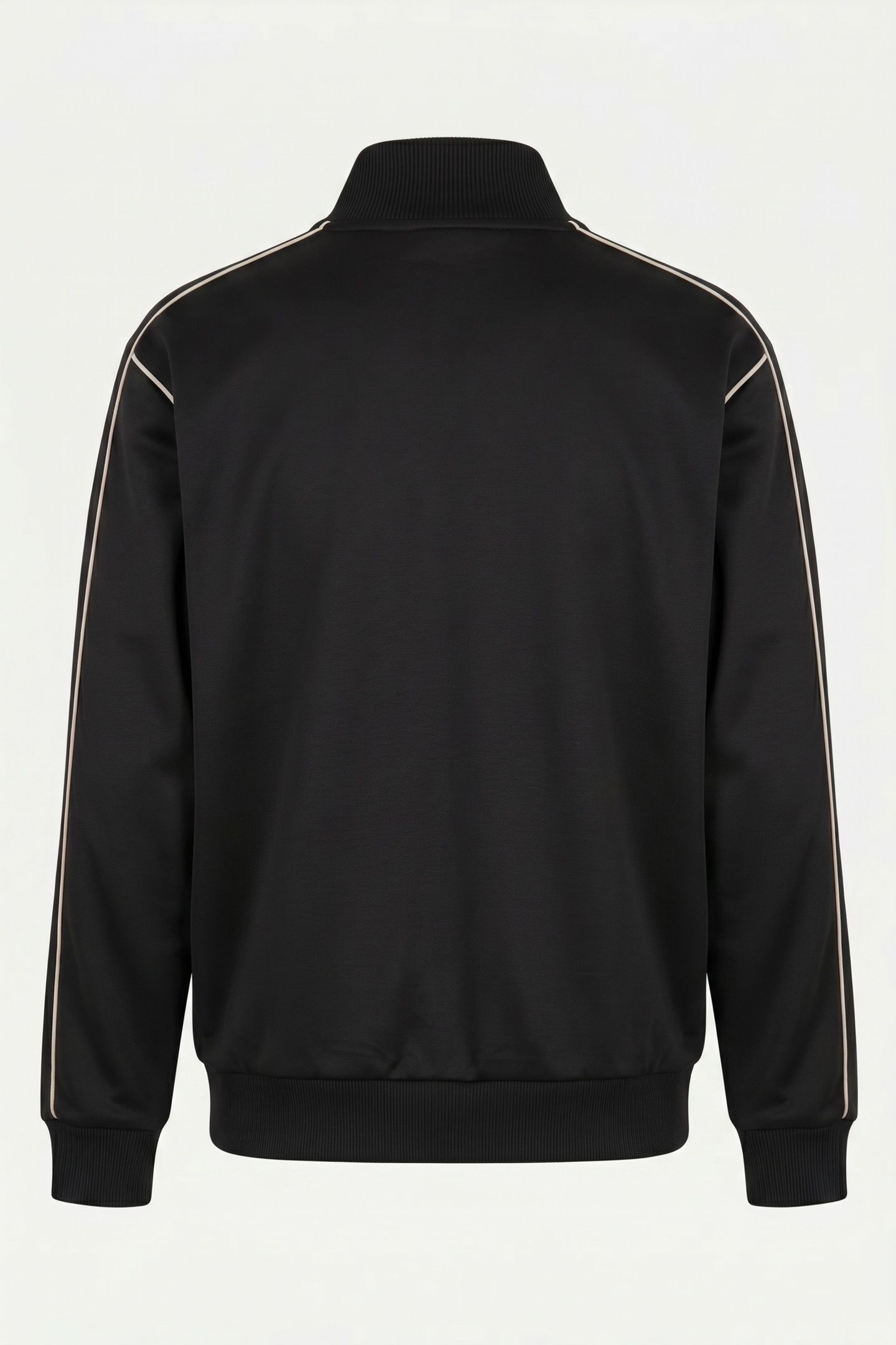 BOYS PIPING ZIPTHRU SWEATSHIRT BLACK 3