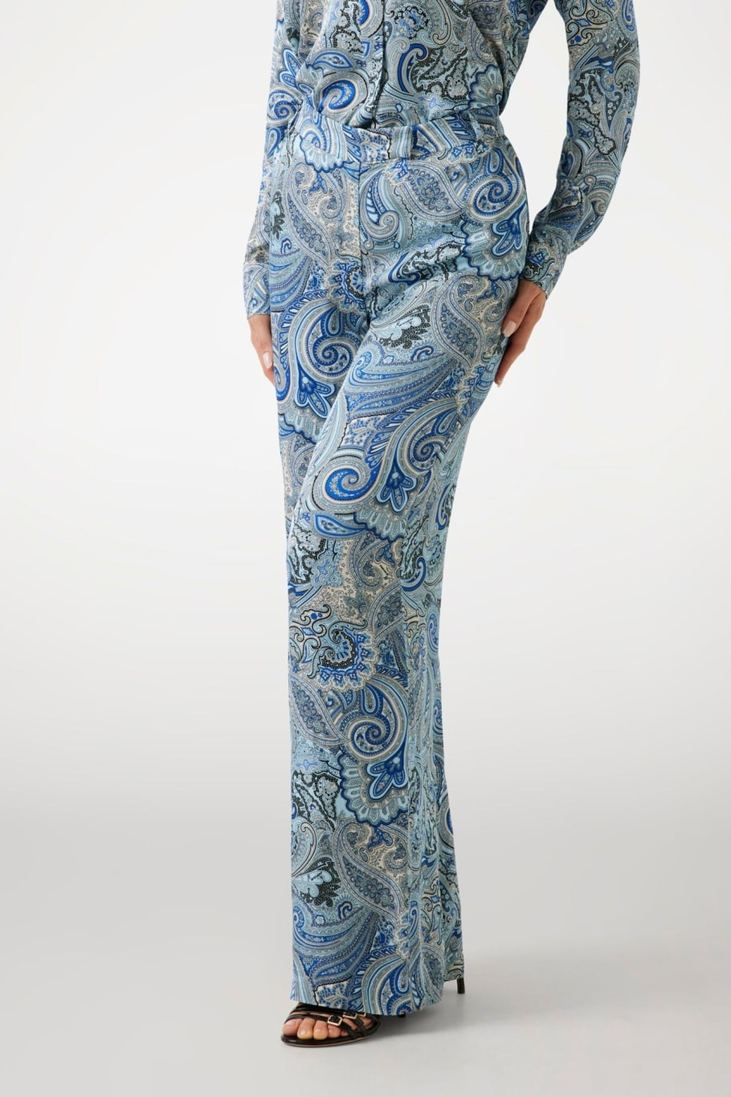 LOREDANA STRAIGHT PA FLORAL PAISLEY BLUE 2