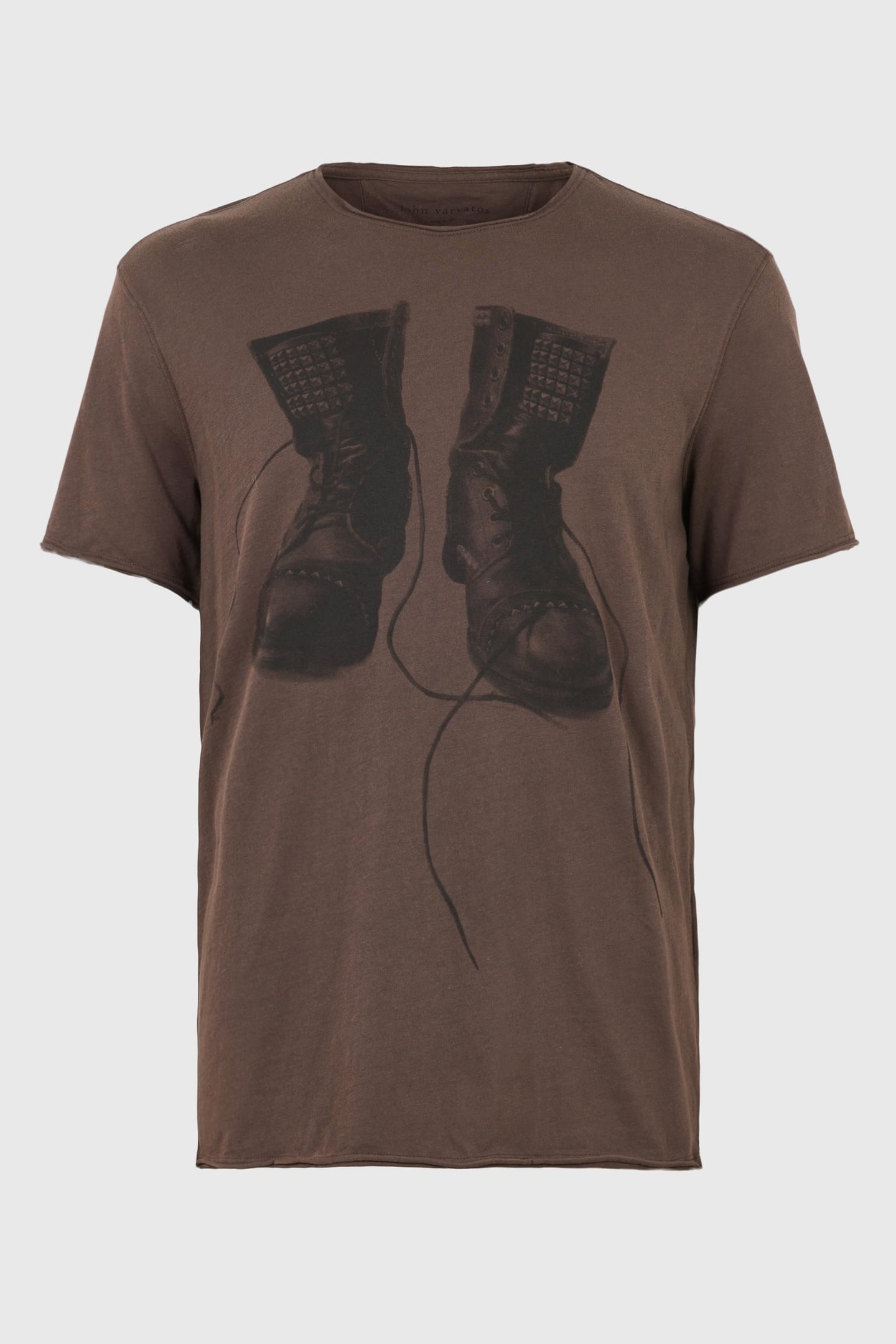 SS RAW EDGE TEE VINTAGE W MOCHA 3