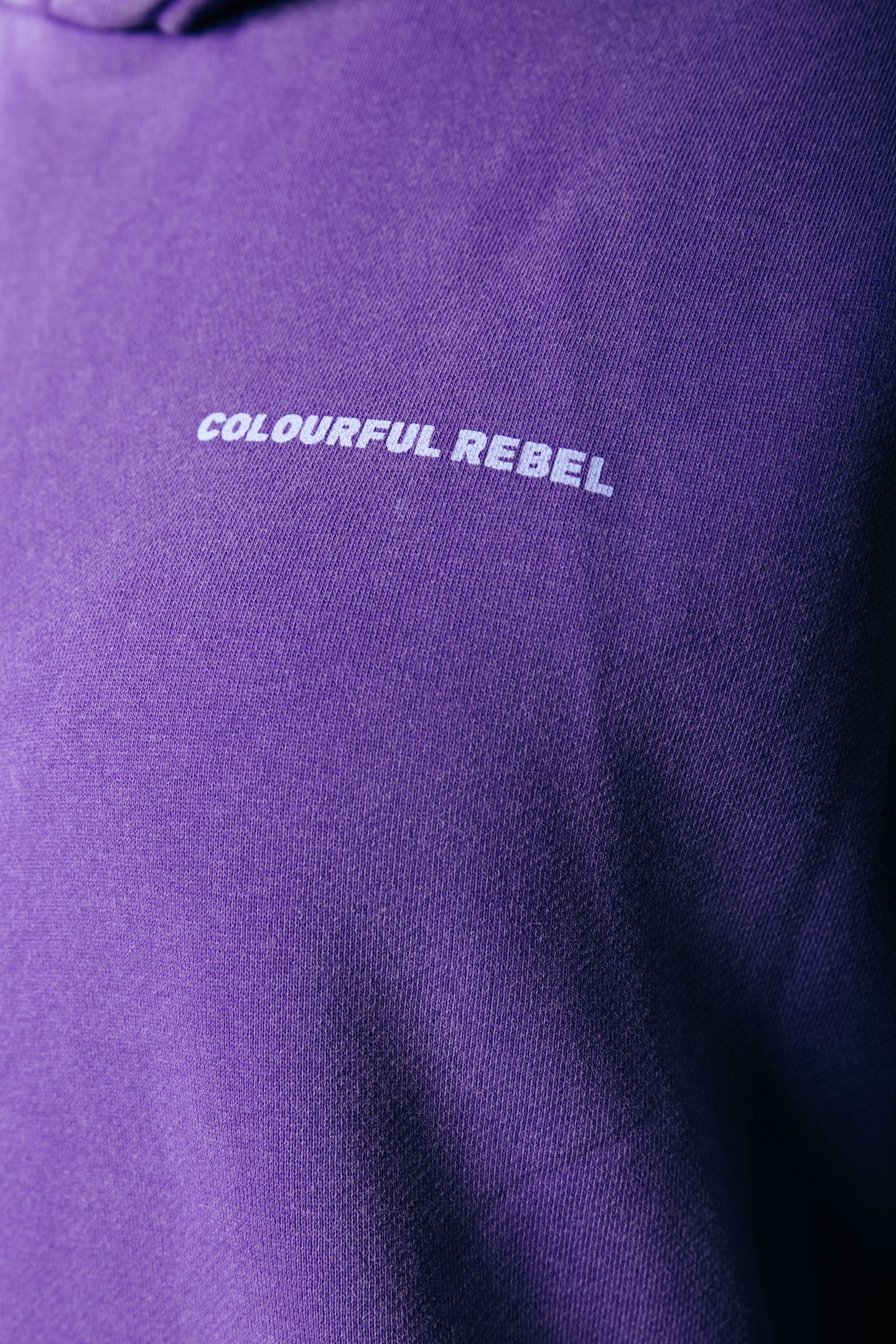 CONCERT ACID WASH CLEAN HOODIE LIBERTY PURPLE 5