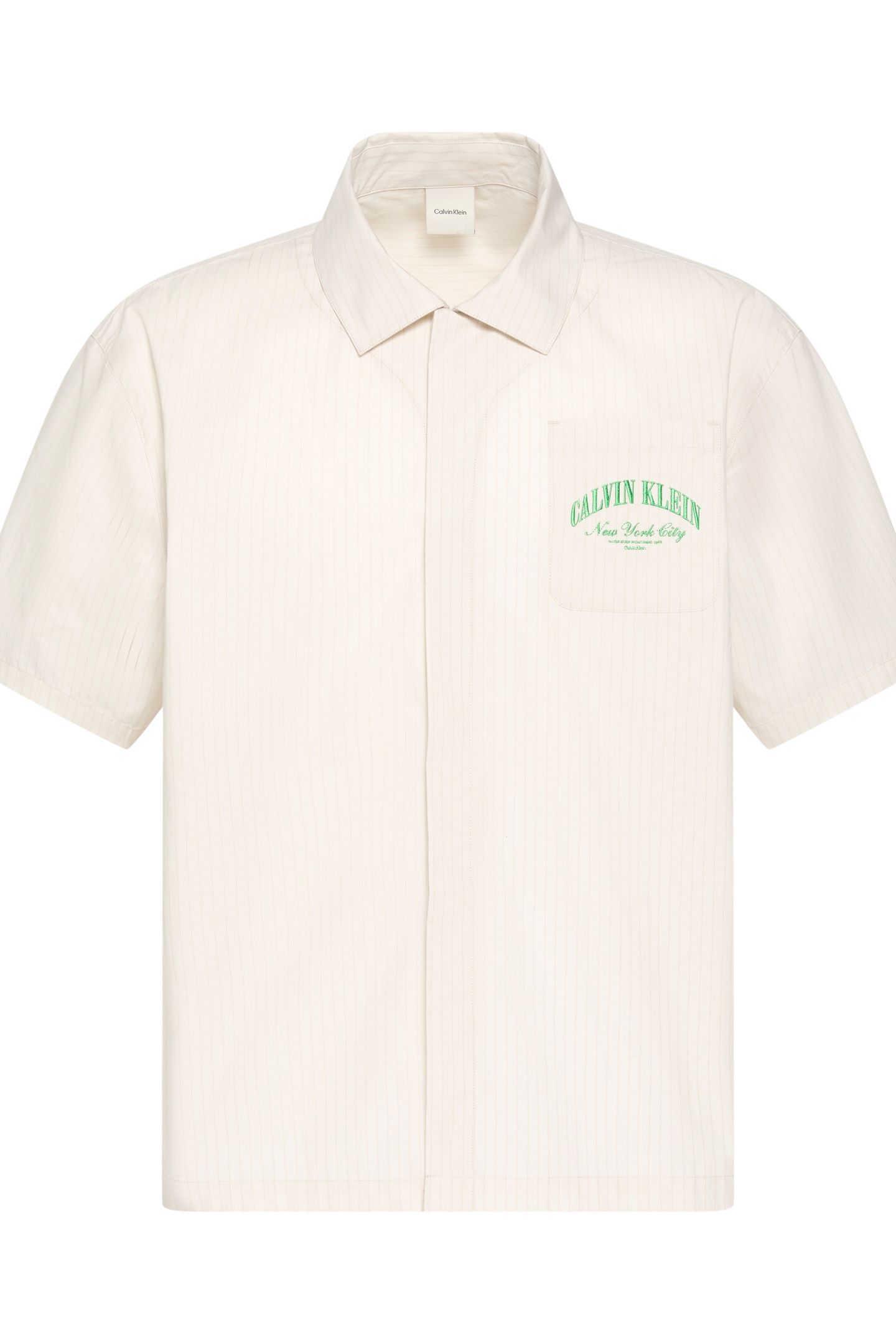 HERITAGE CREST S/S SLEEP TOP SLIM STRIPE CHALK 5