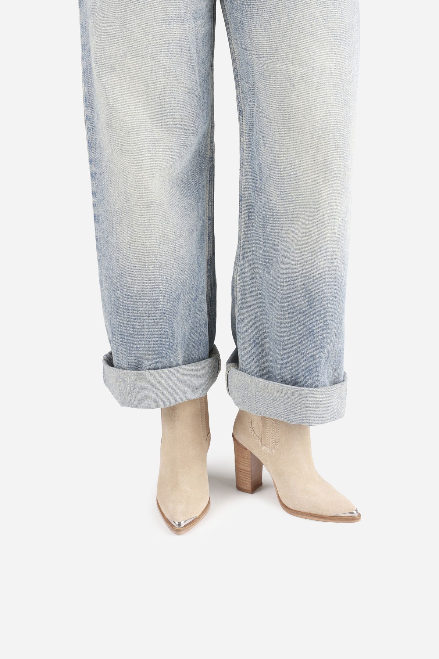 NEW-AMERICANA ANKLE BOOT OATMILK 4