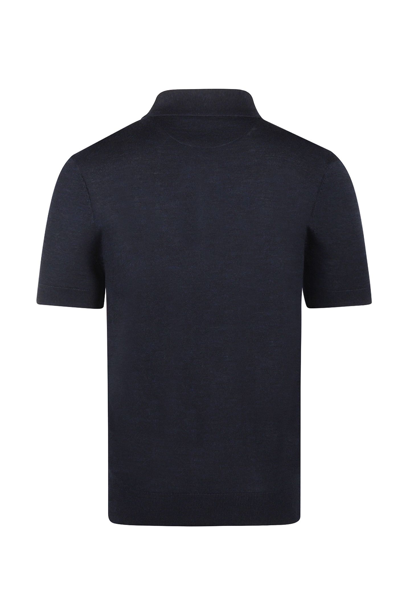 FINE MERINO POLO S/S NAVY 2