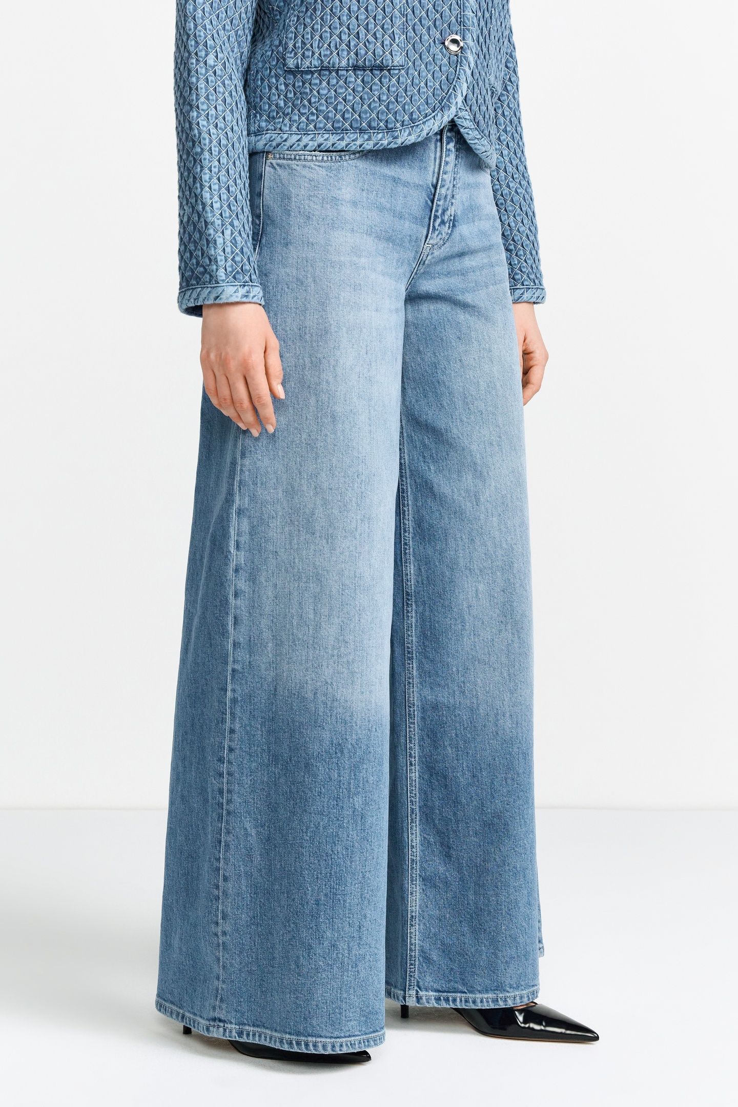 SUPER FLARE BLUE DENIM ORGANIC 3